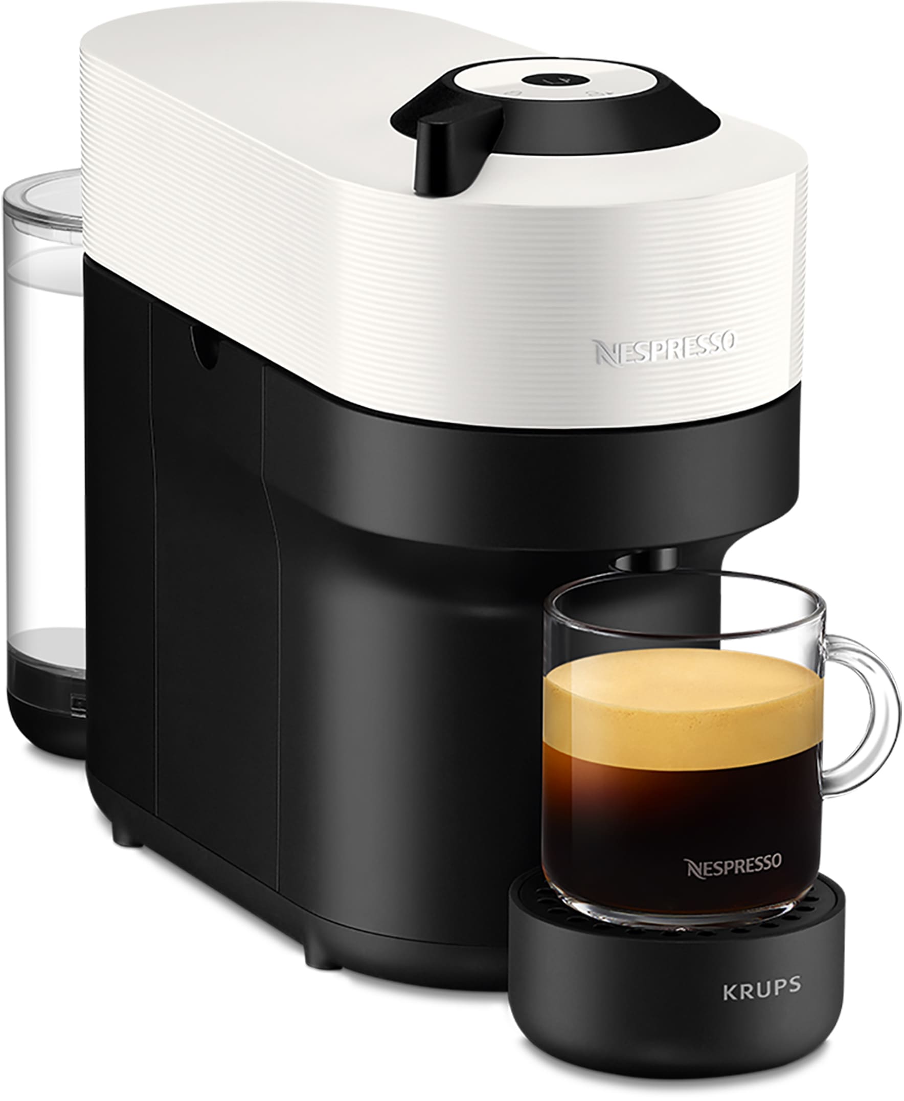 Nespresso Kapselmaschine "Vertuo Pop XN9201 von Krups", 560 ml Kapazität, aut. Kapselerkennung, One-Touch, 4 Tassengröße