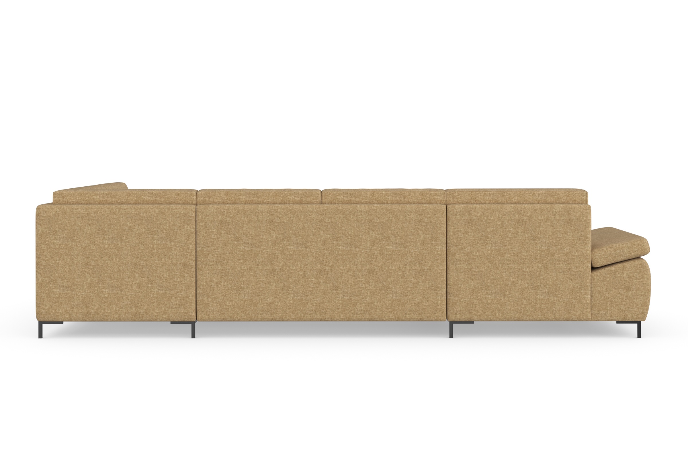 DOMO collection Wohnlandschaft »Capelo U-Form«, mit Armteilverstellung, wahlweise mit Bettfunktion, Federkern