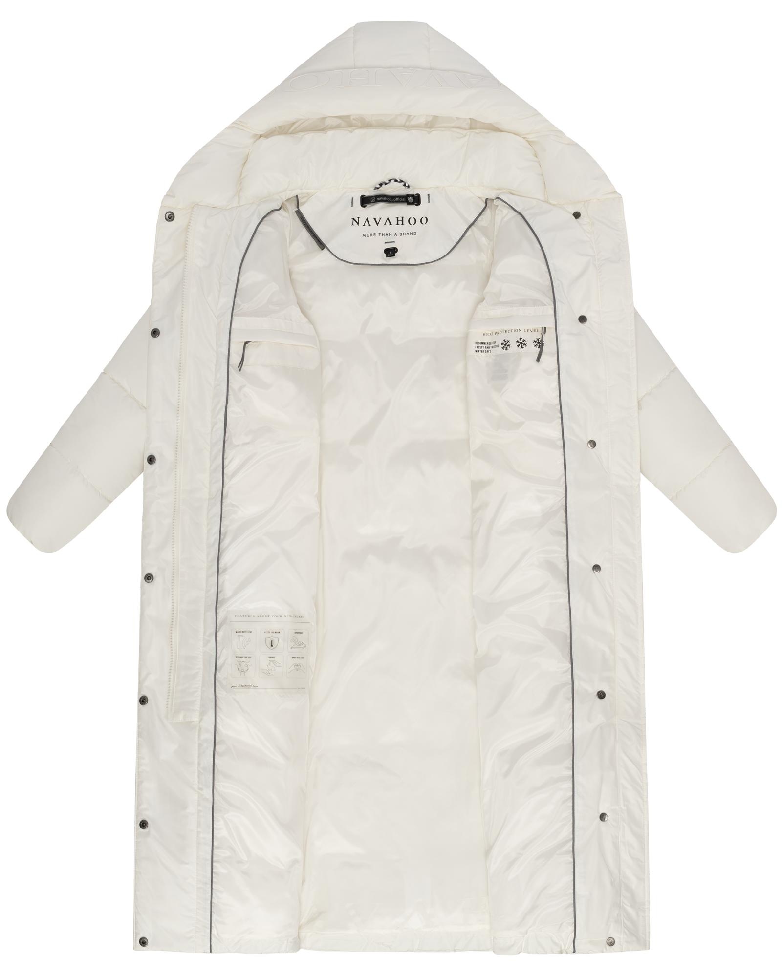 Navahoo Steppmantel »Eisblick 14«, Gesteppter Damen Mantel mit Taillengürtel