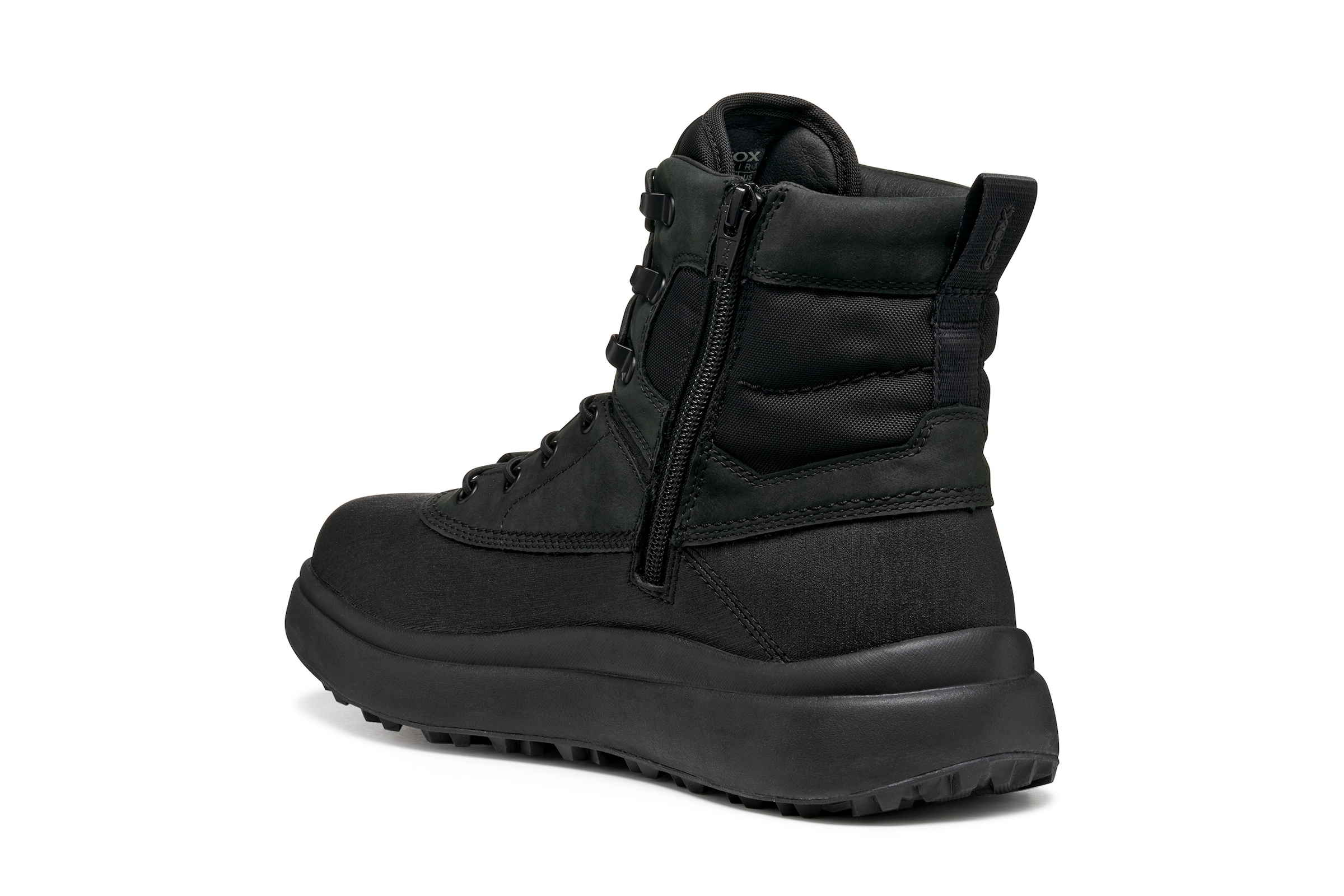 Geox Winterboots »U GRANITO + GRIP B A«, Snowboots, Schnürschuh mit Warmfutter, Größenschablone zum Download