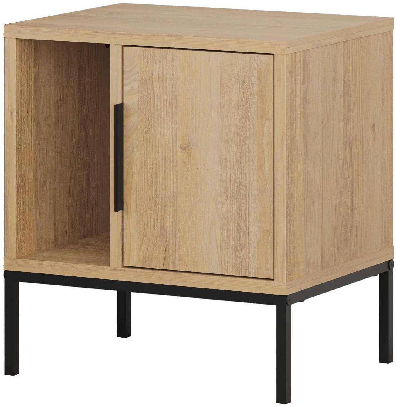 Decortie Nachttisch "GLYNN NACHTTISCH MIT U FEET" Packung, 1 Stk. tlg. Leic günstig online kaufen