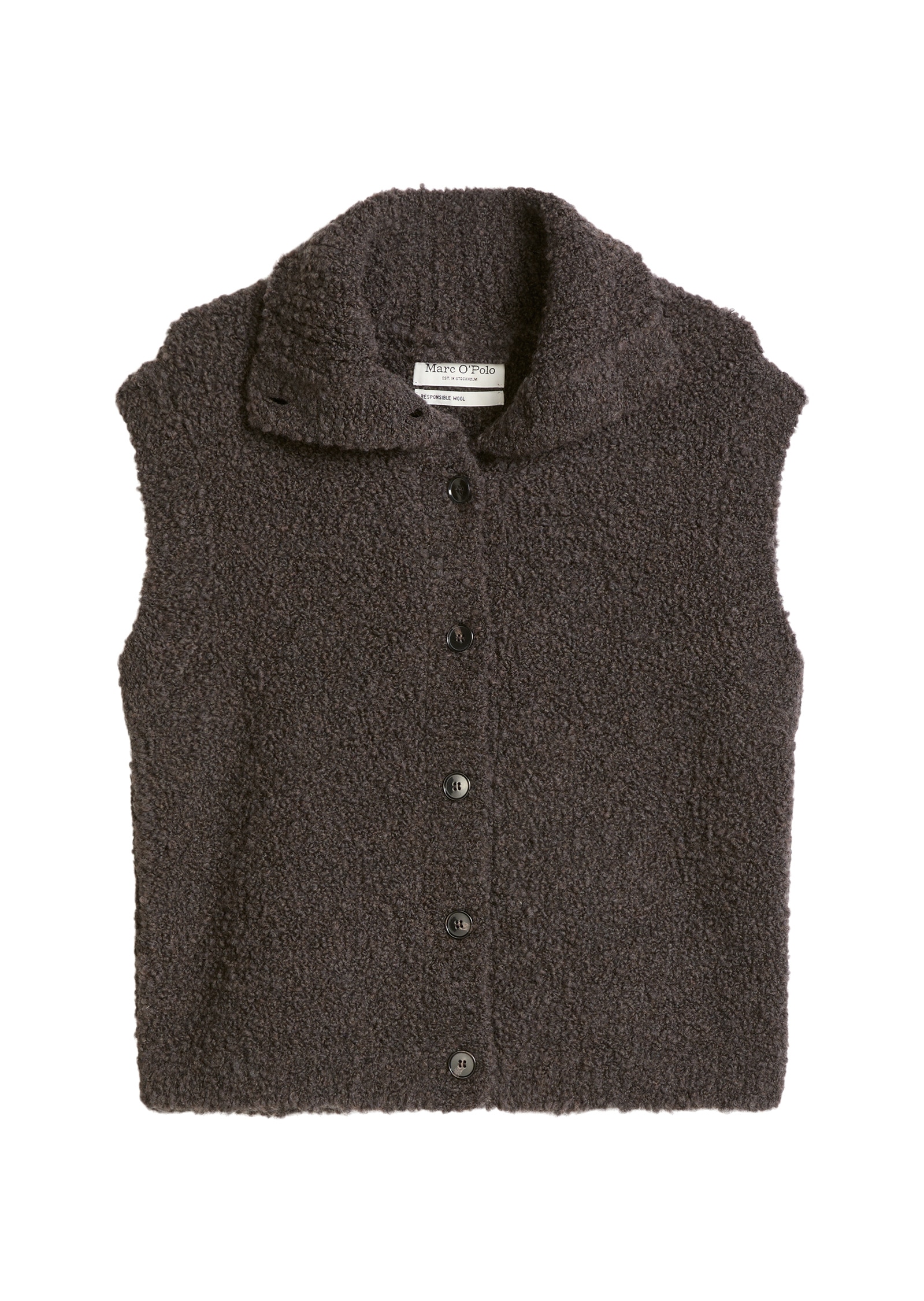 Marc O'Polo Strickweste »aus Bouclé-Garn«