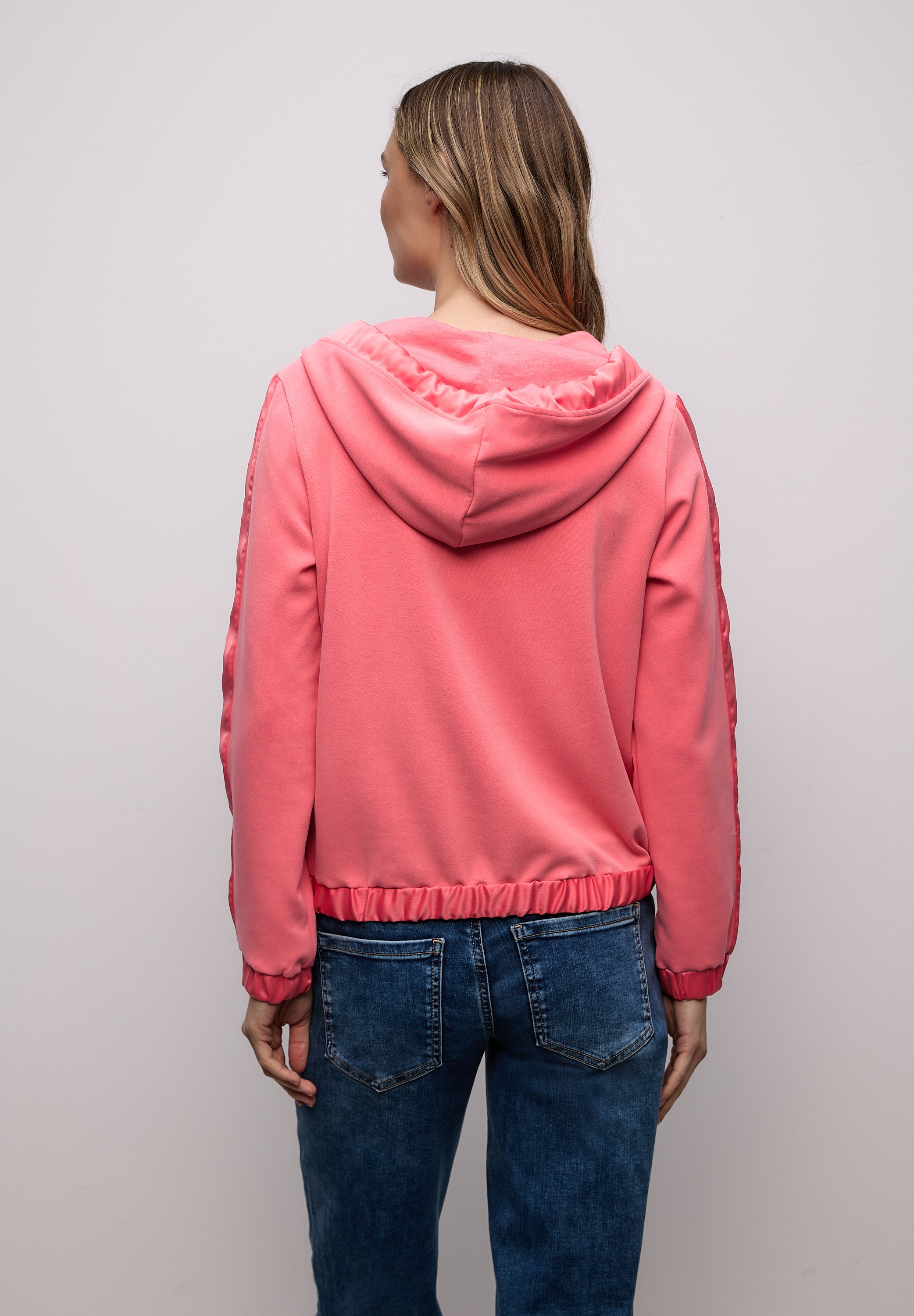 STREET ONE Cardigan mit Silk Look günstig online kaufen