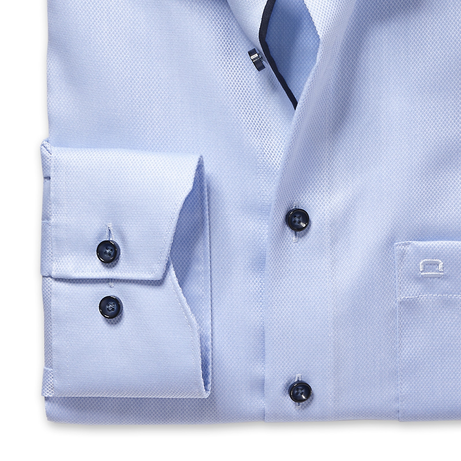 OLYMP Businesshemd »Luxor Modern Fit New-Kentkragen«, kontrastfarbene Details an Krageninnenseite, modern fit