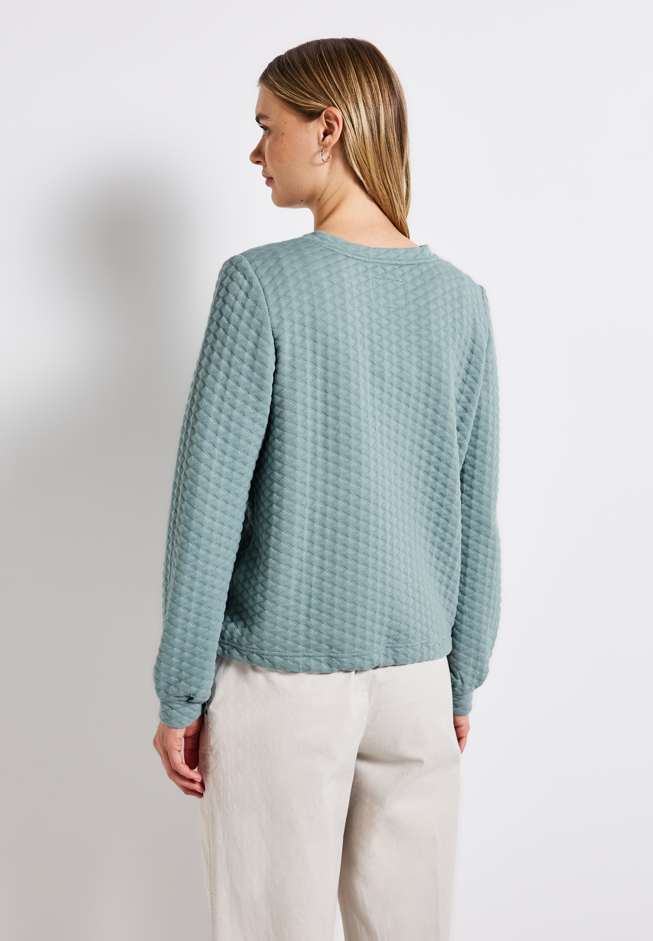 STREET ONE Cardigan, mit Struktur-Muster