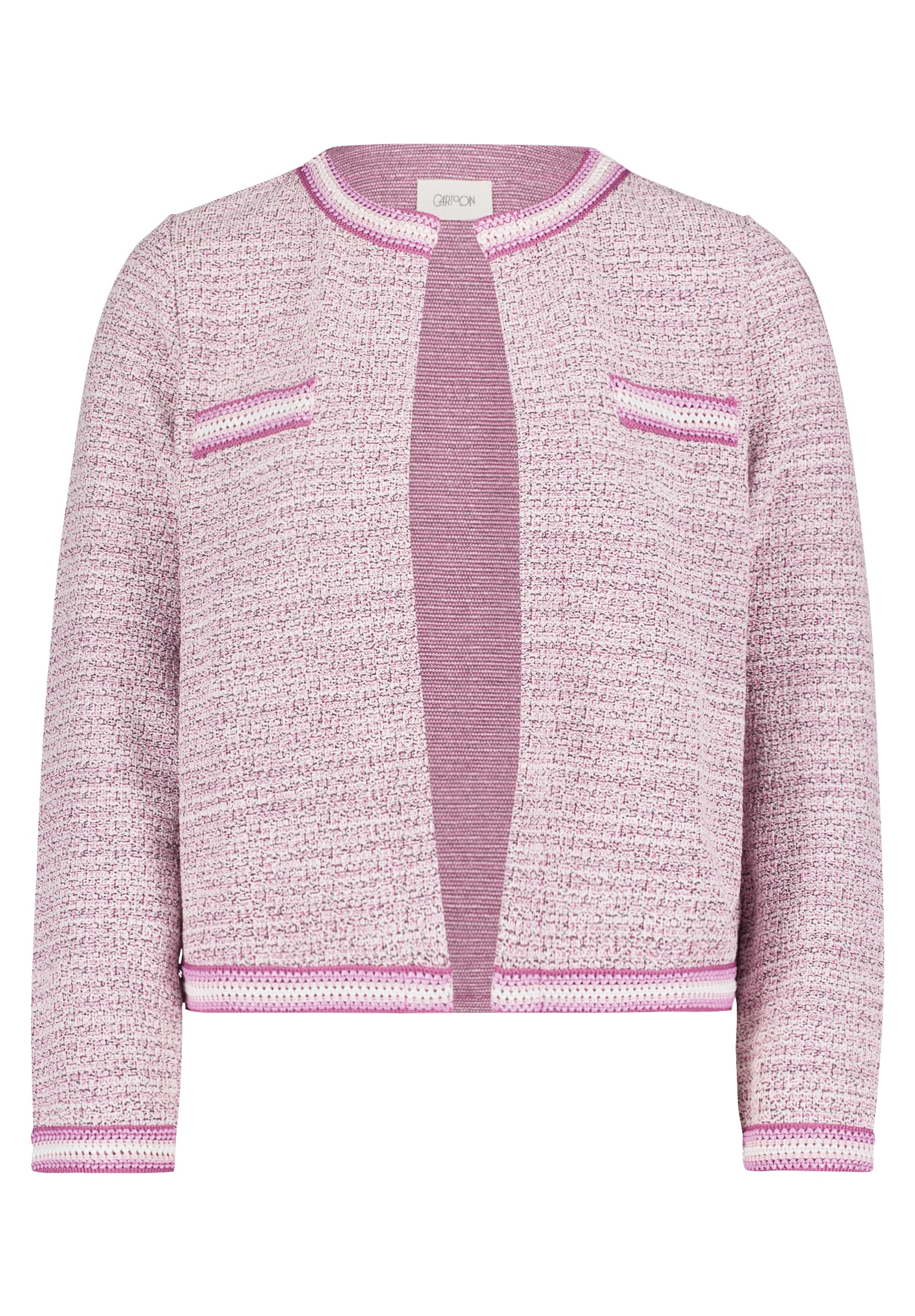 Cartoon Canvasjacke »Cartoon Casual-Jacke ohne Verschluss«