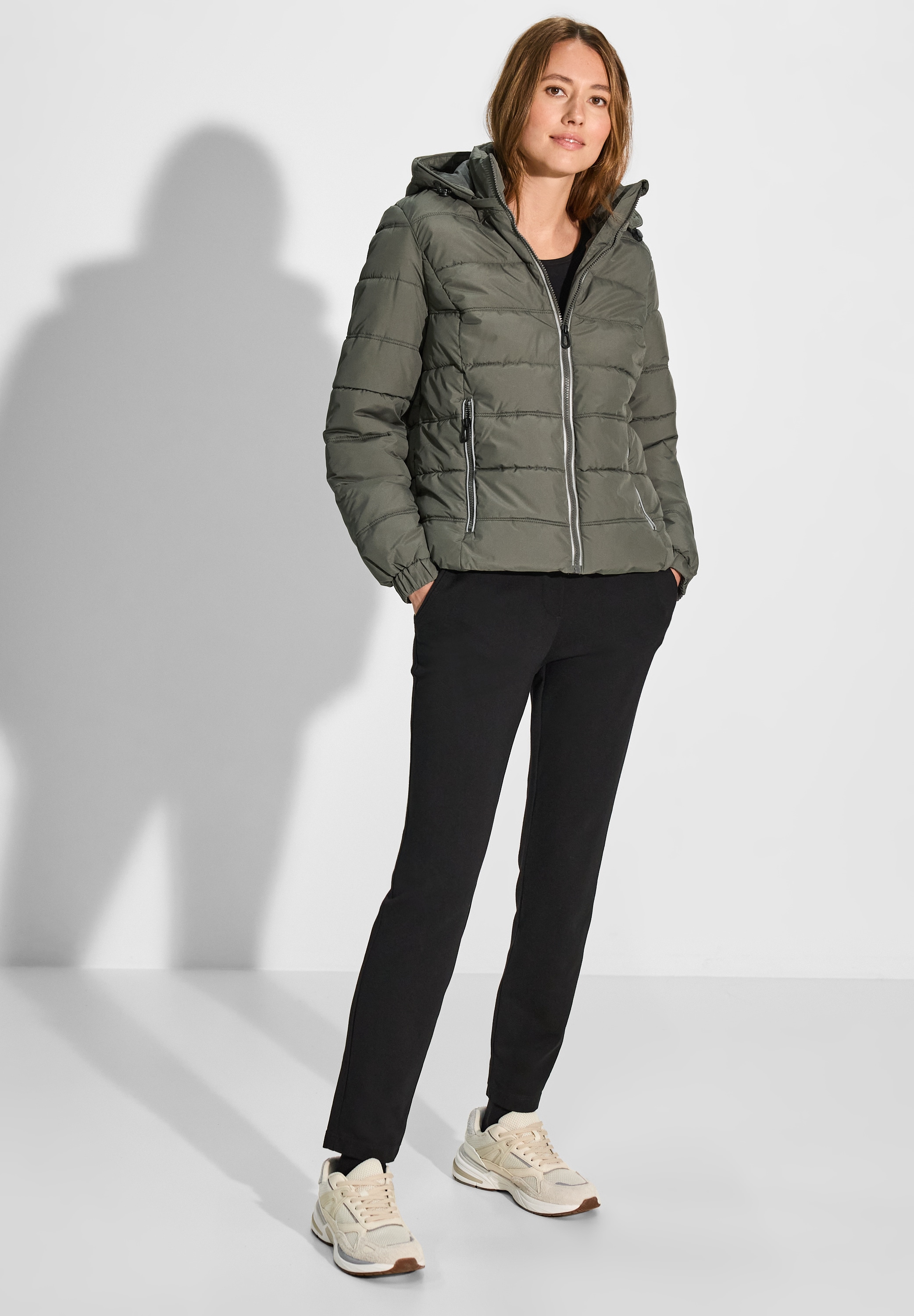 Cecil Steppjacke, mit Kapuze, mit Kapuze