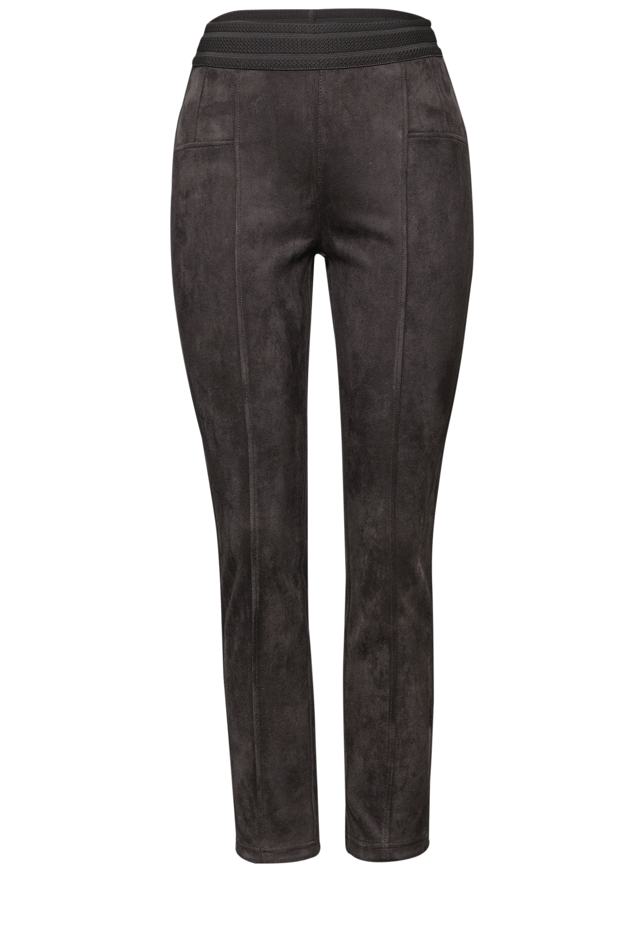 STREET ONE Stoffhose  aus Velour
