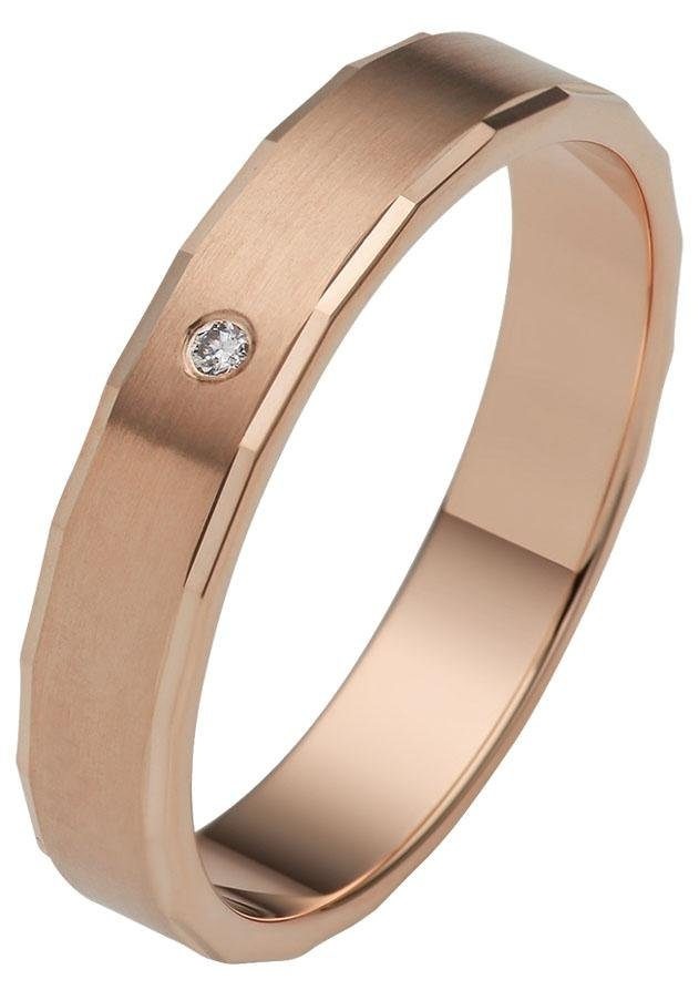 Firetti Trauring »Schmuck Geschenk Gold 375 Hochzeit Ehering "LIEBE"«, Made in Germany, wahlweise mit oder ohne Brillant