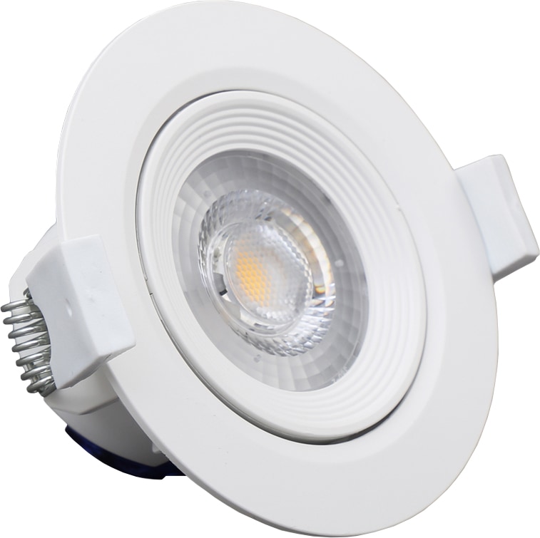 5W Spots, | LED 5 Einbauleuchte flach, inkl. 90mm flammig-flammig, »Alcor«, LED B.K.Licht BAUR Einbaustrahler, Deckenleuchte, 350lm