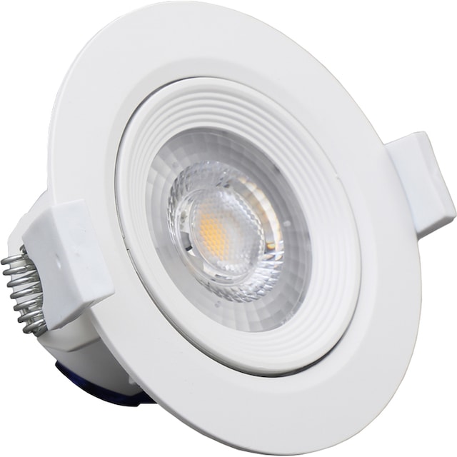B.K.Licht LED Einbauleuchte »Alcor«, 5 flammig-flammig, LED Einbaustrahler,  Spots, flach, Deckenleuchte, 90mm inkl. 5W 350lm | BAUR