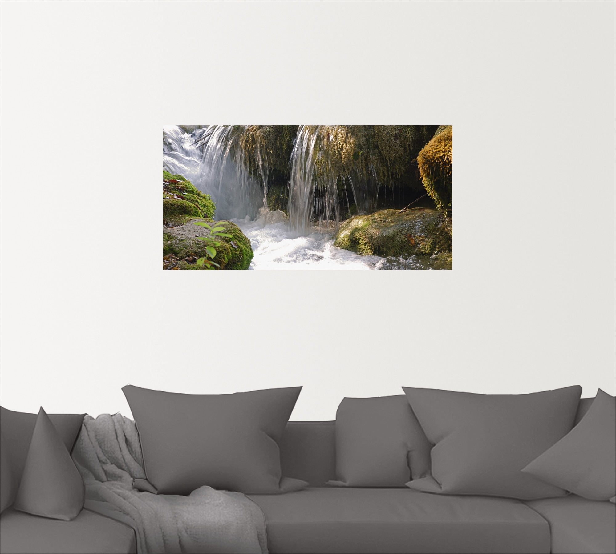 Artland Wandbild »Wasserfall«, Gewässer, (1 St.), als Leinwandbild, Poster, Wandaufkleber in verschied. Größen