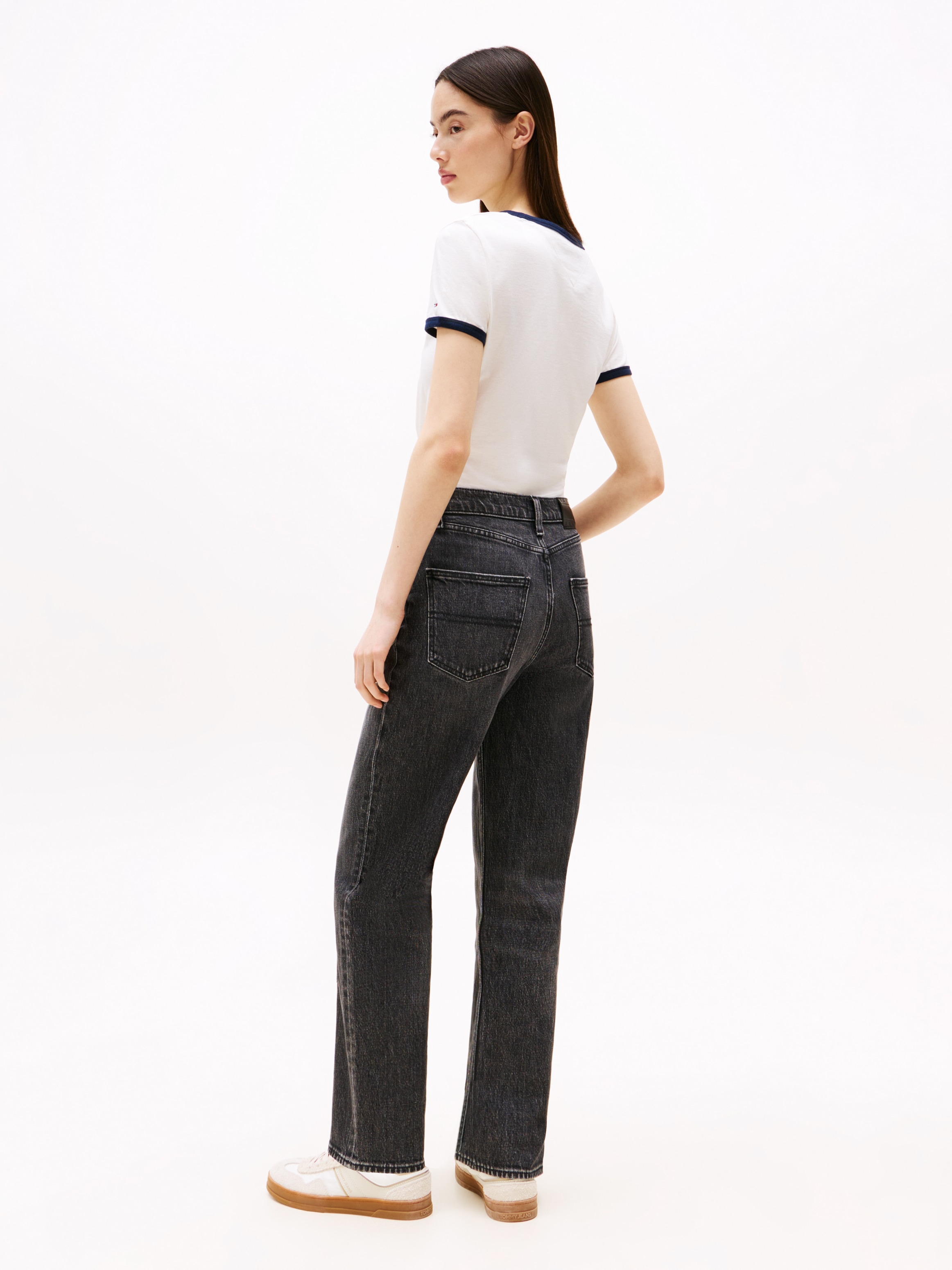 Tommy Jeans Straight-Jeans »LAYLA HR SLIM STR«, in Knöchellänge