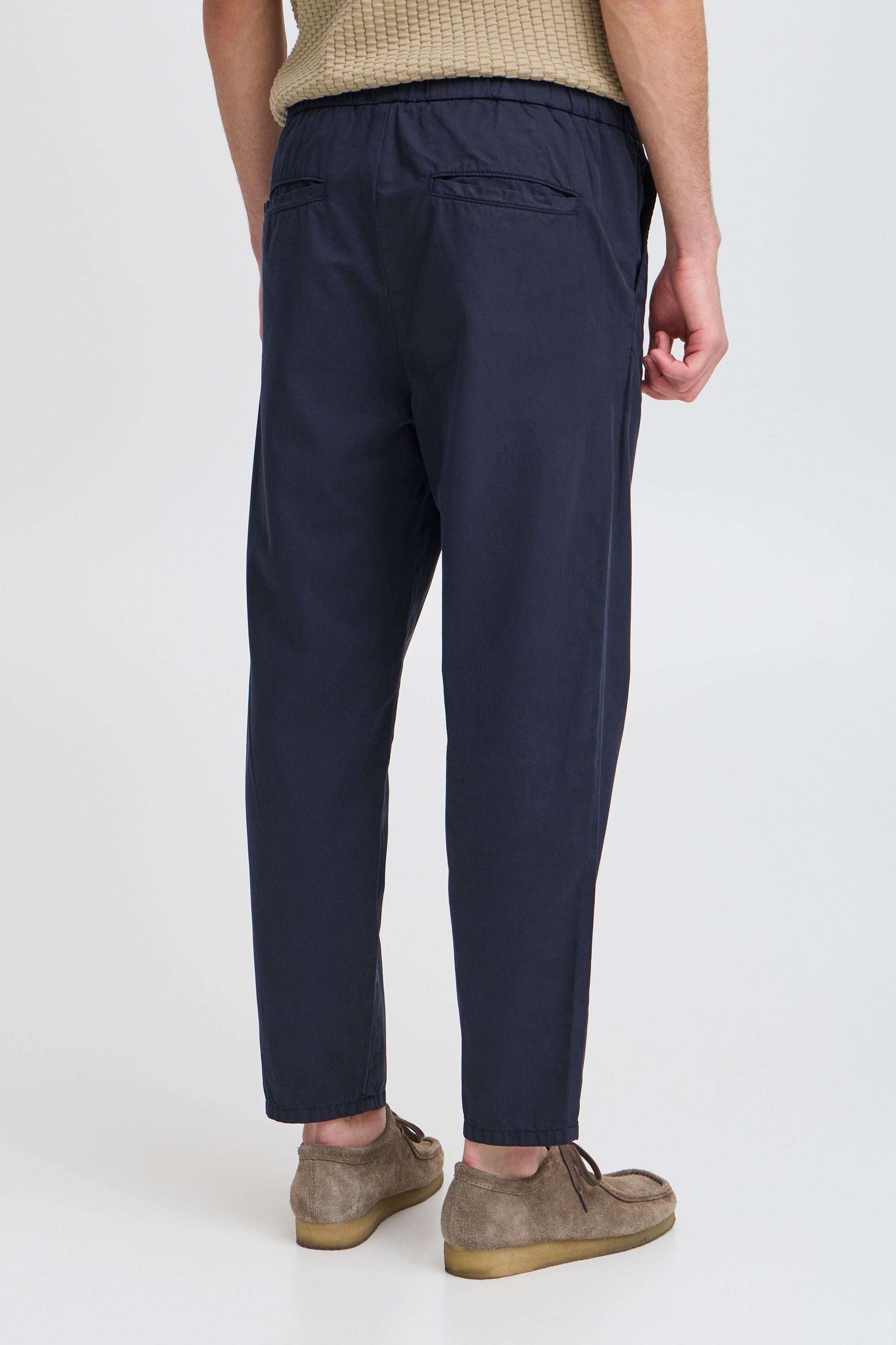 Chinohose CASUAL FRIDAY "Chinohose CFHAAKAN cotton", Herren, Gr. S, Länge 34, blau (schwarz navy), Obermaterial: 72% Lyocell CLY. 28% Baumwolle CO., Hosen Chinohose 3