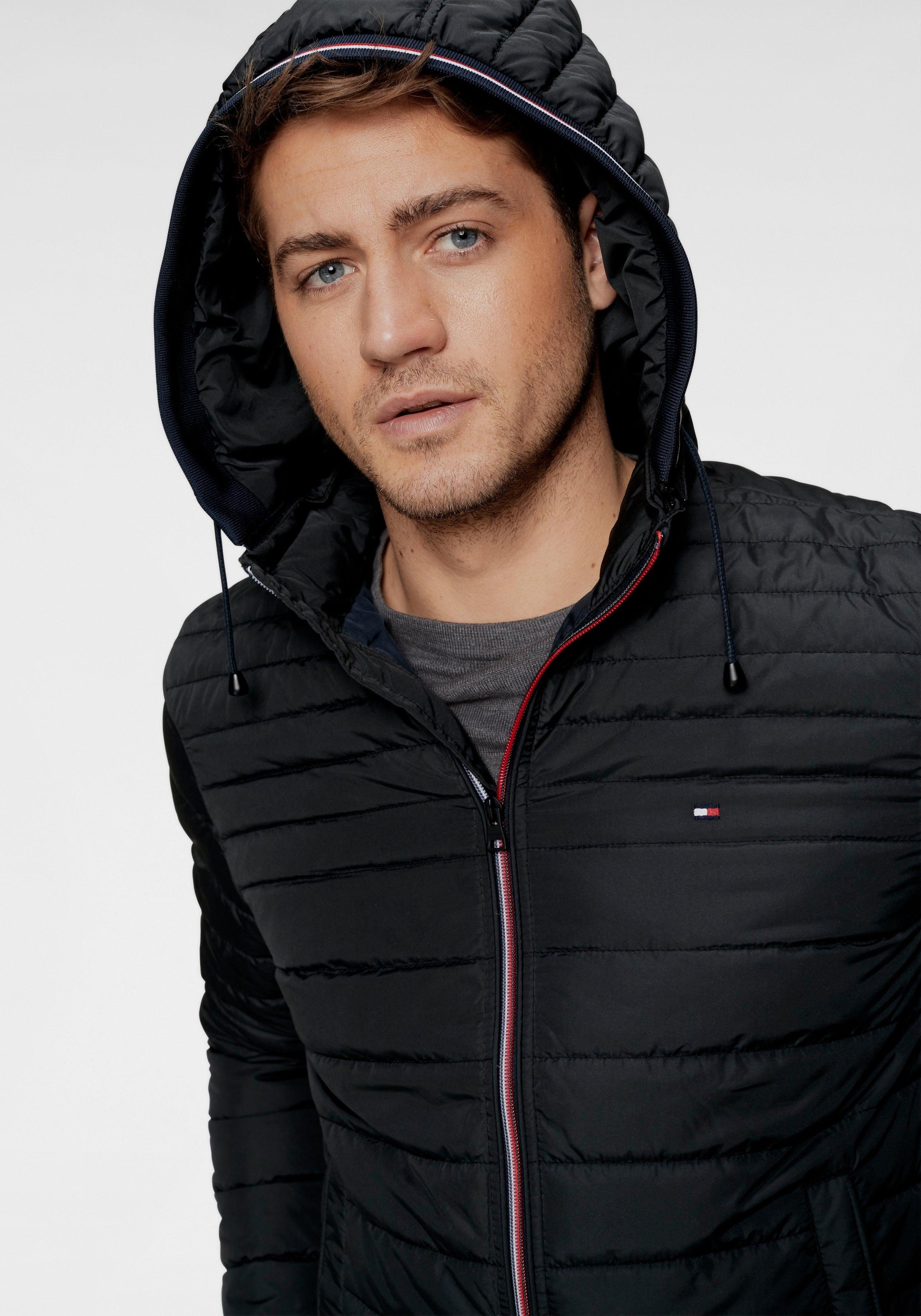 Tommy hilfiger lathan 2024 hooded down jacket