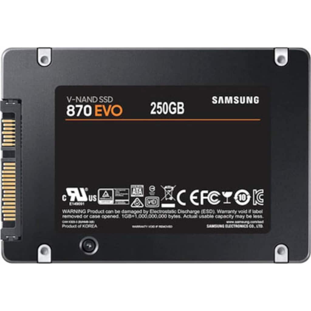 Samsung interne SSD »870 EVO«, 2,5 Zoll, Anschluss SATA III