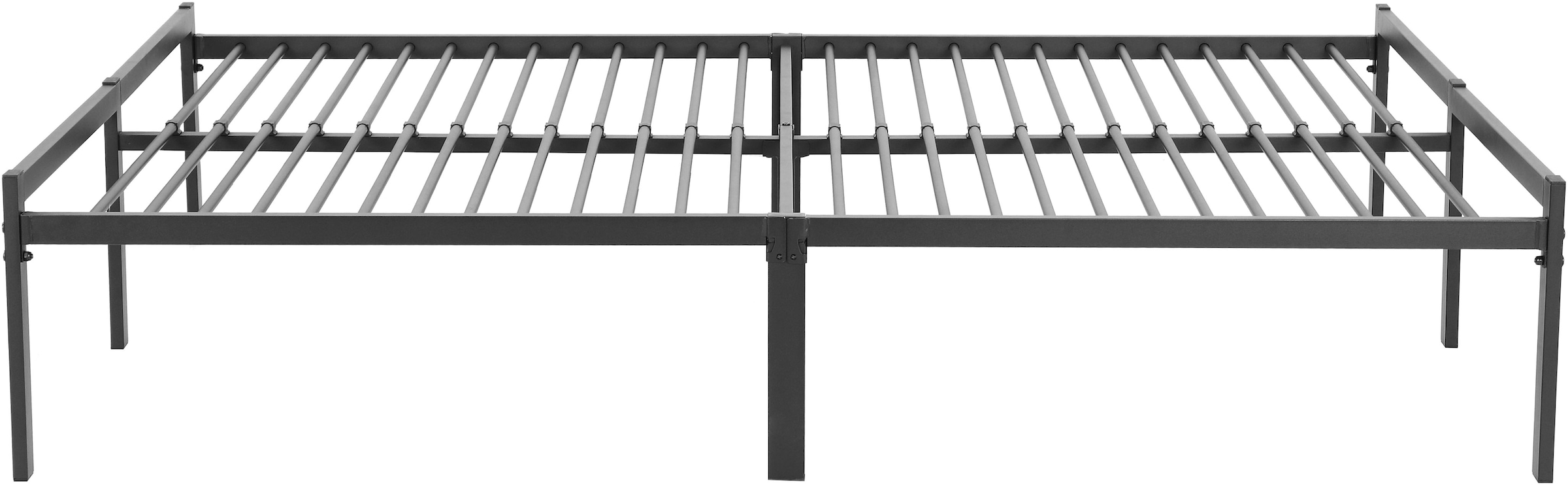 INOSIGN Metallbett »LIST Bett Bettgestell Bettrahmen Einzelbett Doppelbett«, (Stahlbett schwarz in TOP Qualität und 4 Breiten), Bett mit 26 Lattenroste zum Schutz der Matratze Bestseller