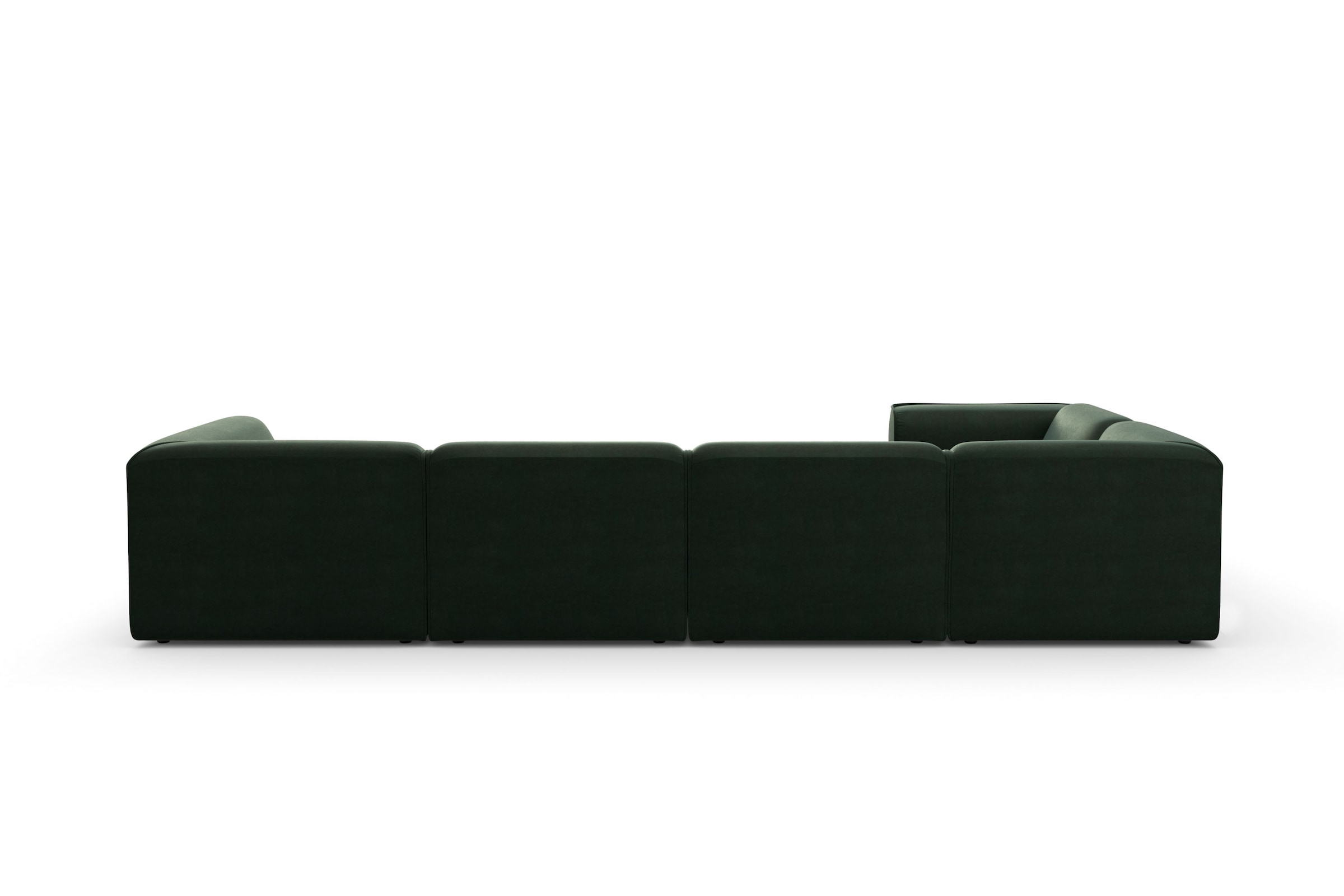 RAUM.ID Wohnlandschaft »Merid U-Form, jederzeit durch Module erweiterbar, B/T/H: 367/206/70 cm«, als Modul oder separat verwendbar, für individuelle Zusammenstellung