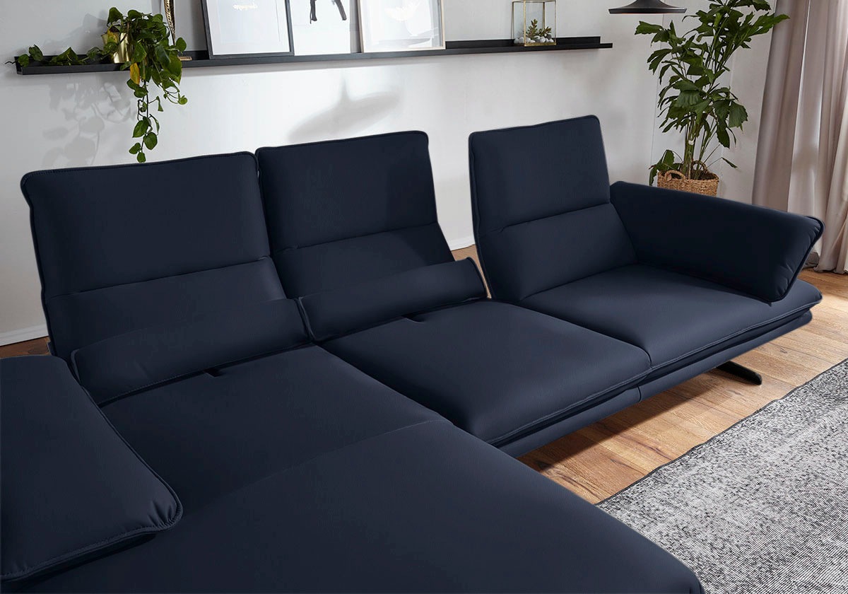 W.SCHILLIG Ecksofa "broadway, Designsofa mit tollem Sitzkomfort", Sitztiefe günstig online kaufen