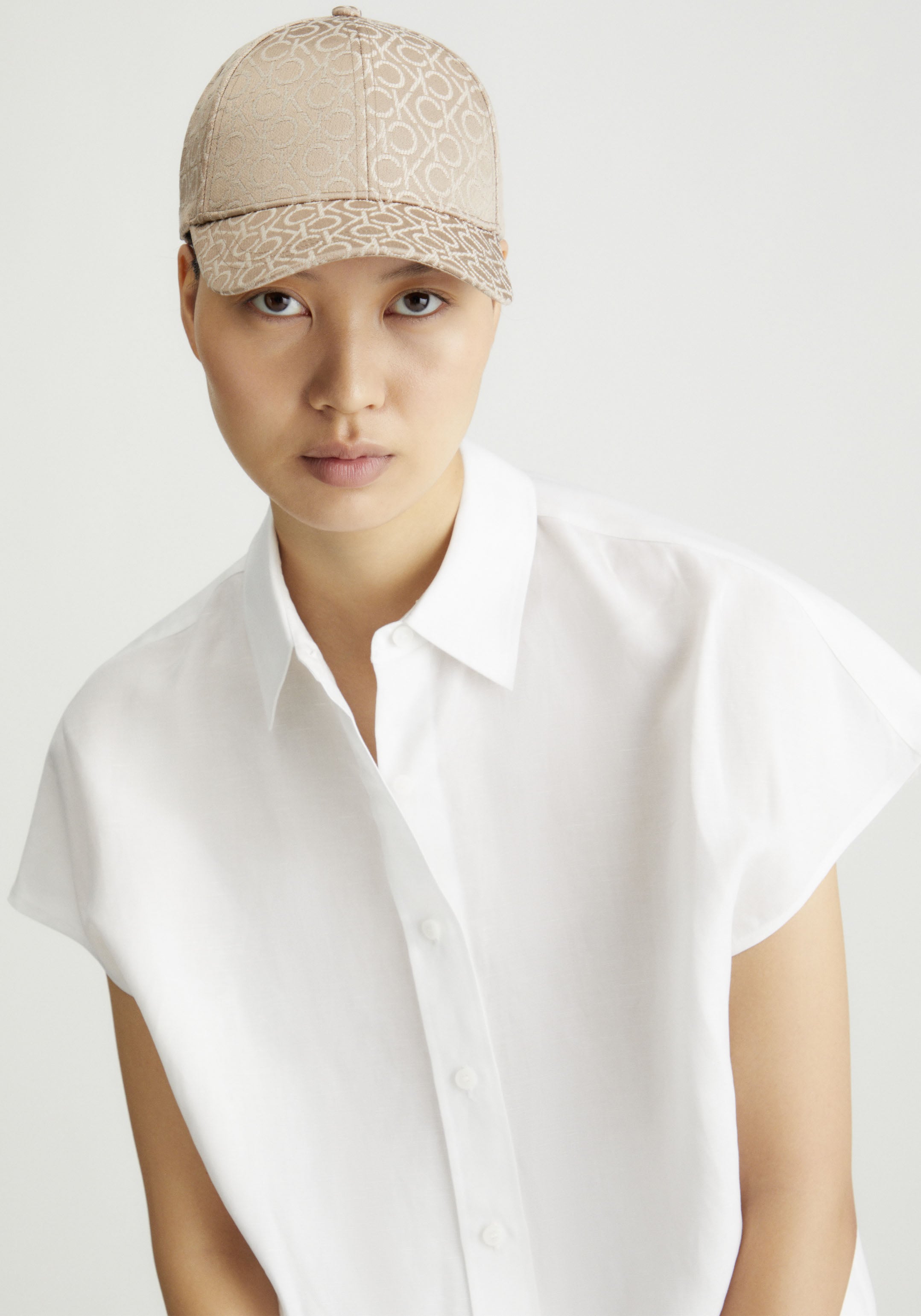 Calvin Klein Snapback Cap »MONOGRAM JACQUARD CAP«, mit Logoprägung