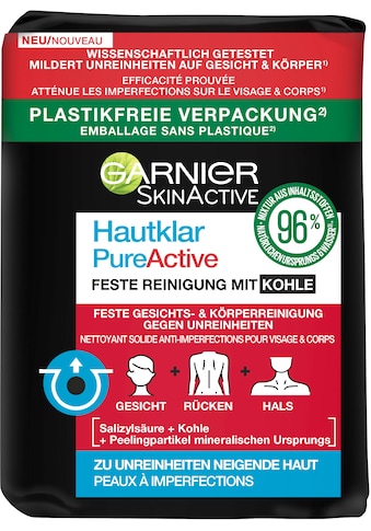 GARNIER Gesichtsseife »Hautklar PureActive Fes...