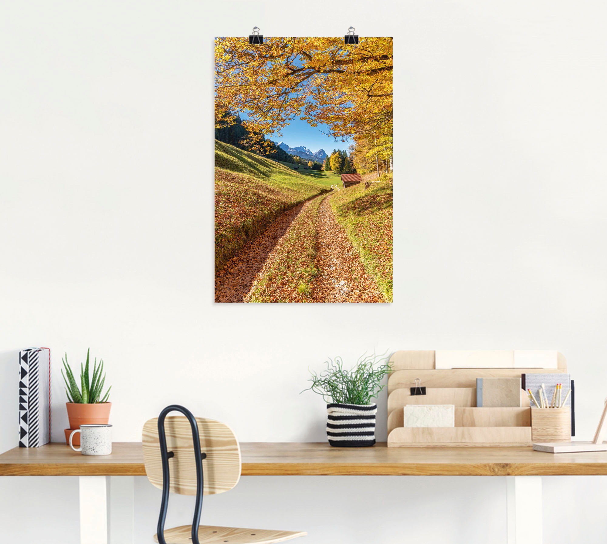 Artland Wandbild »Herbst in Bayern«, Berge & Alpenbilder, (1 St.), als Alubild, Outdoorbild, Leinwandbild, Wandaufkleber, versch. Größen