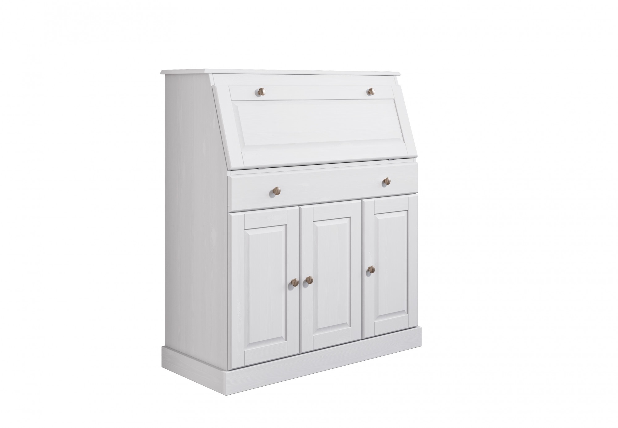 OTTO home Sekretär "Rossi" aus massiver Kiefer, variabel verstellbare Einle günstig online kaufen