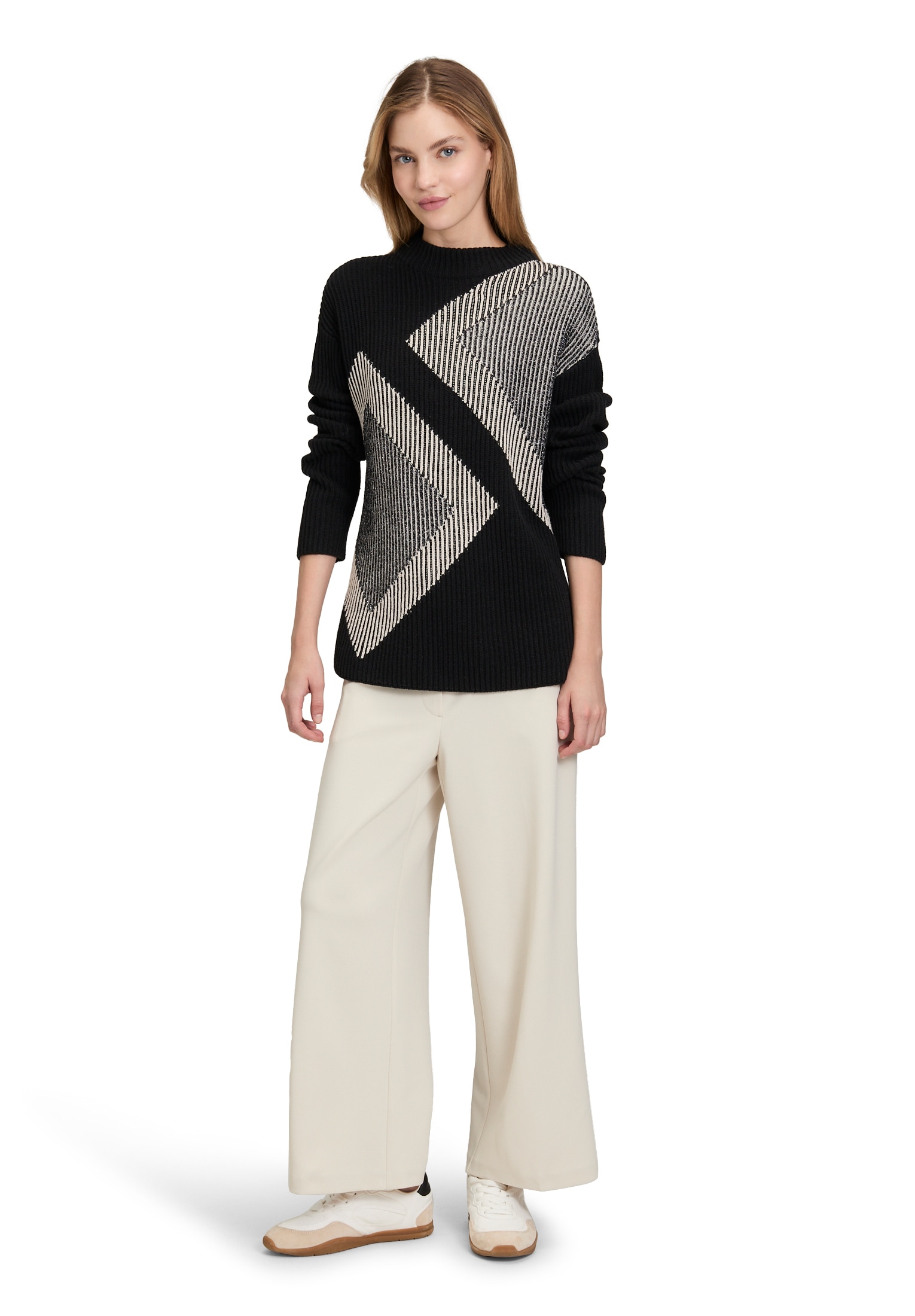 Betty Barclay Strickpullover »Betty Barclay Damen Strickpullover mit Intarsie«, (1 tlg.)