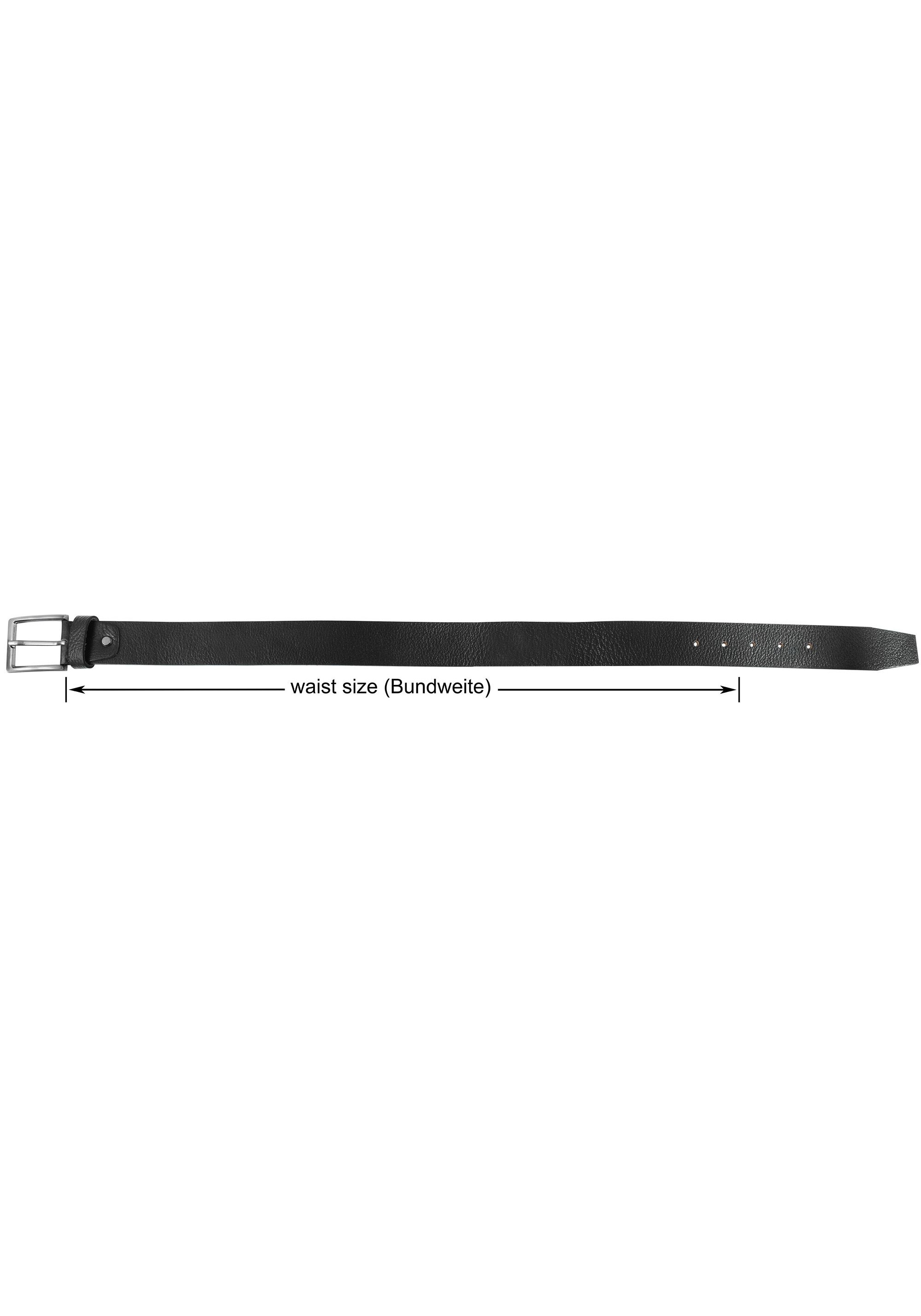 Leonardo Verrelli Ledergürtel »hochwertiges Echtleder, kürzbar, schwarz, 90 cm - 140 cm«