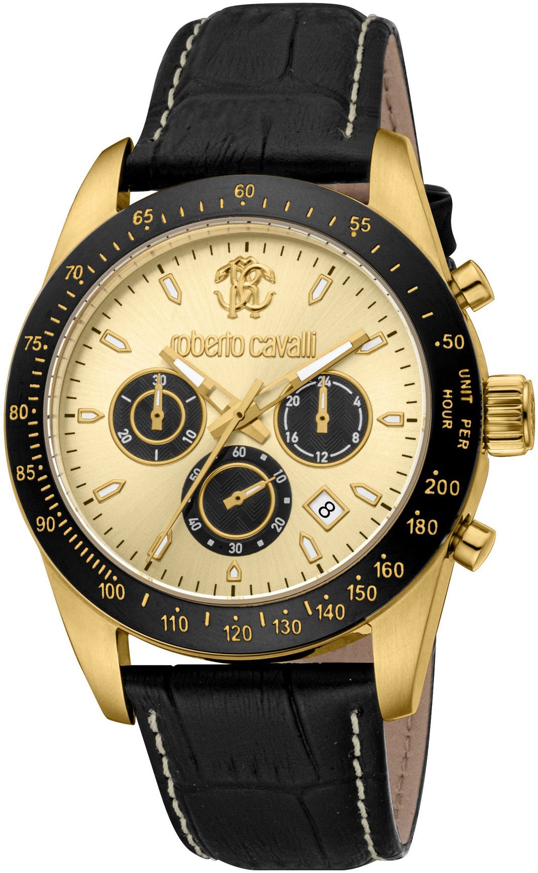 Chronograph »Uomo Chrono«, Quarzuhr, Armbanduhr, Herrenuhr, Lederarmband, analog, Tag