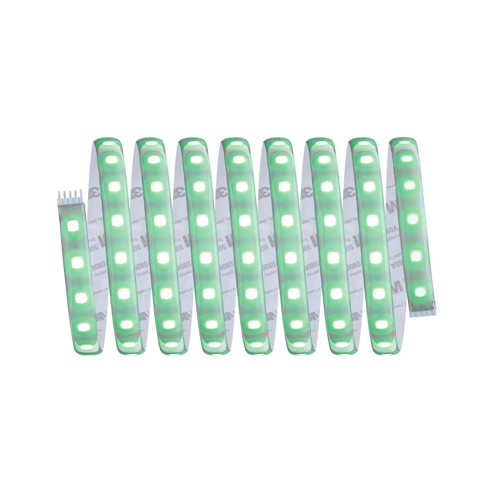 PAULMANN LED-Streifen "MaxLED 500 Basisset 3m Cover 3000K 36W 230/24V 60VA Silber Kunststoff", Flammen 1 Stk., silber, Küche, Lichterketten, IP44