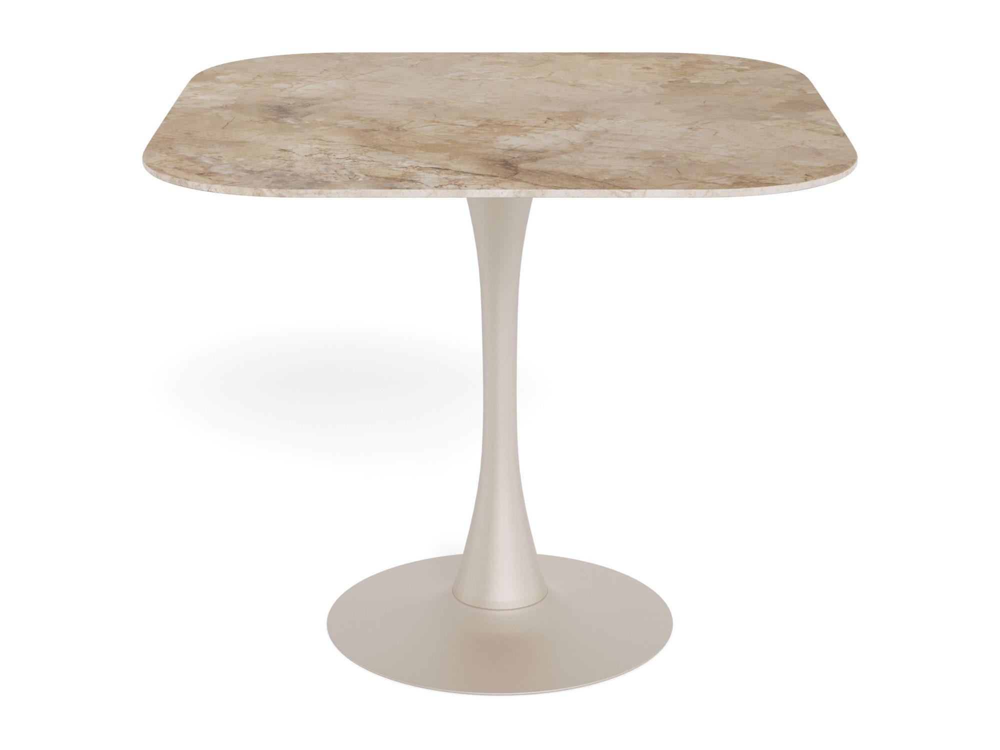 ACTONA GROUP Esstisch »Speisetisch« B/T/H: 90x90x75,  Tisch braun, polierte Keramiktischplatte
