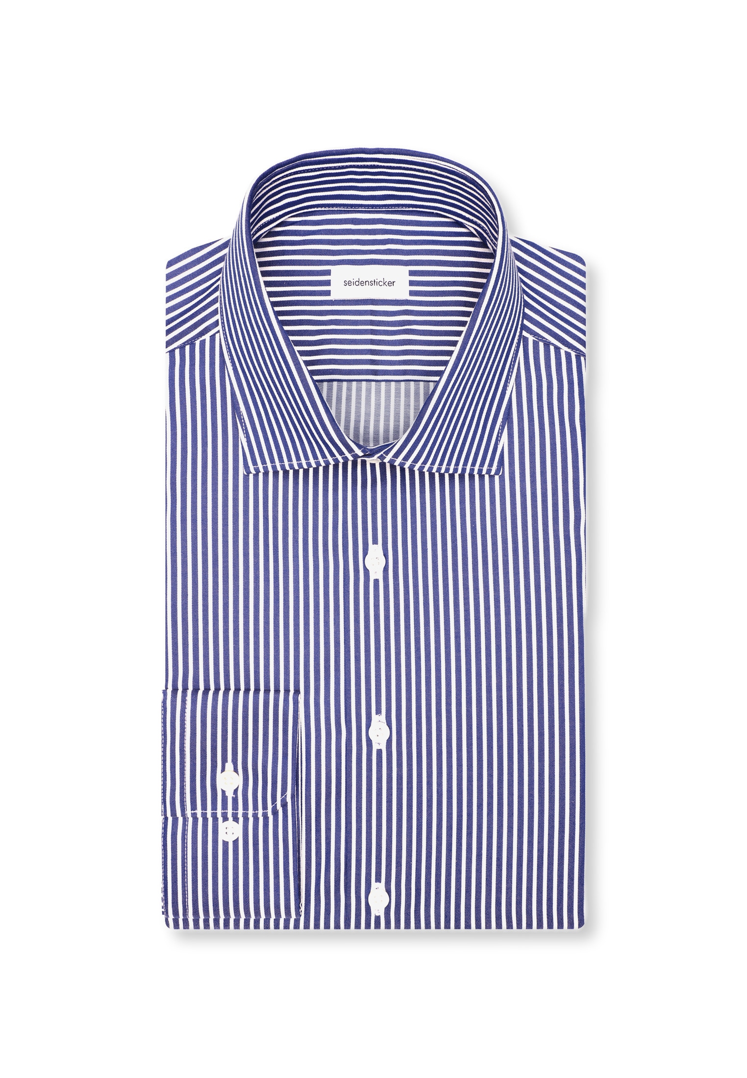 seidensticker Businesshemd »Schwarze Rose« Slim 1/1 Kentkragen Gestreift