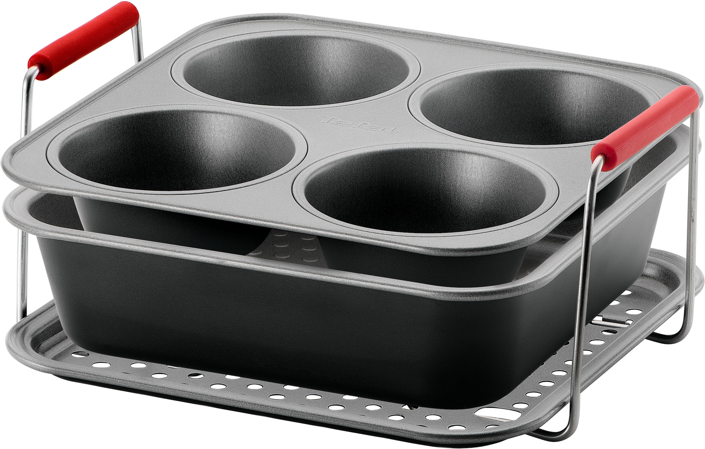 Tefal Backform »Dail'Easy, Backeinsatz für die Heißluftfritteuse« stapelbar, antihaftbeschichtet