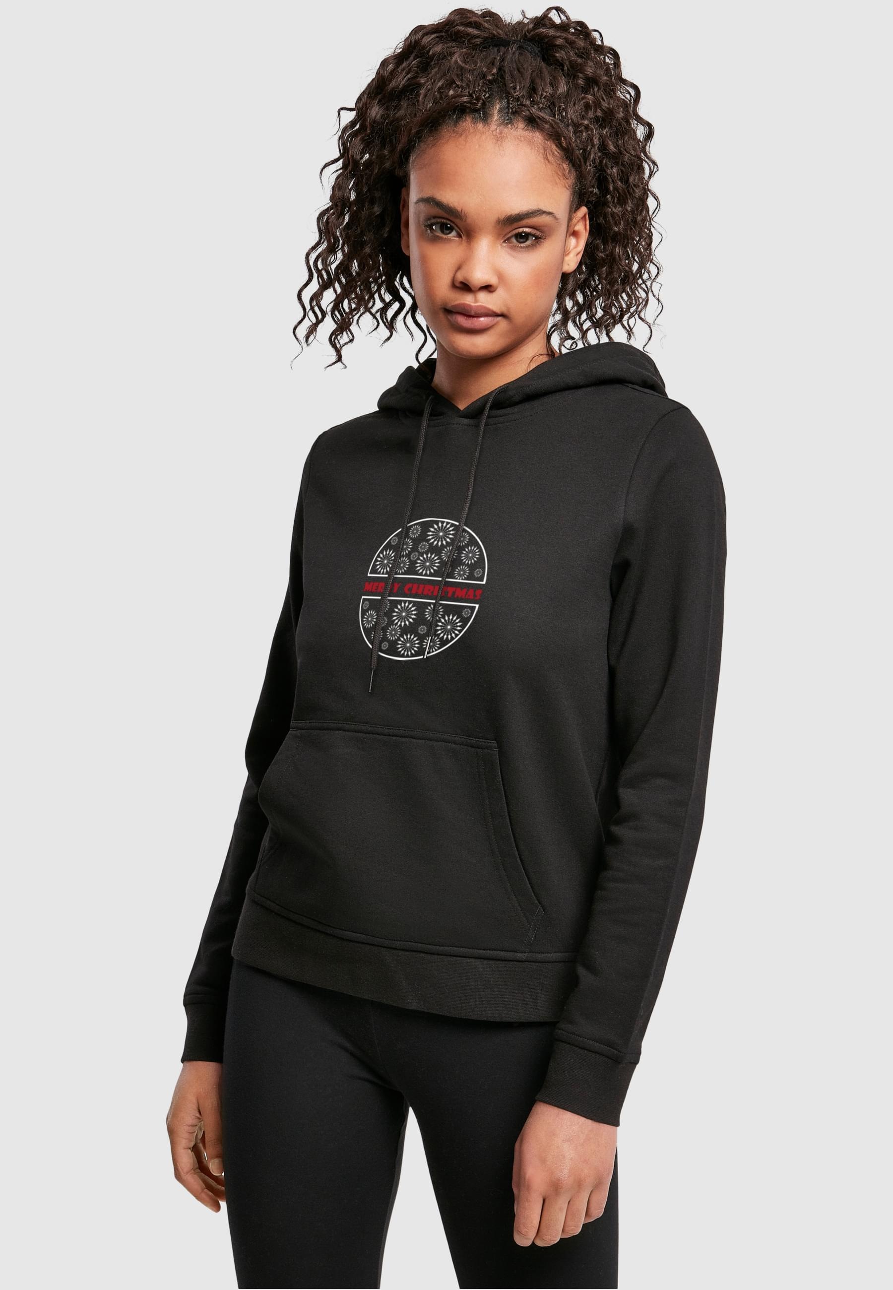 Thumbnail - Merchcode Kapuzenpullover "Merchcode Damen Ladies Merry Christmas Basic Hoody", (1 tlg.)