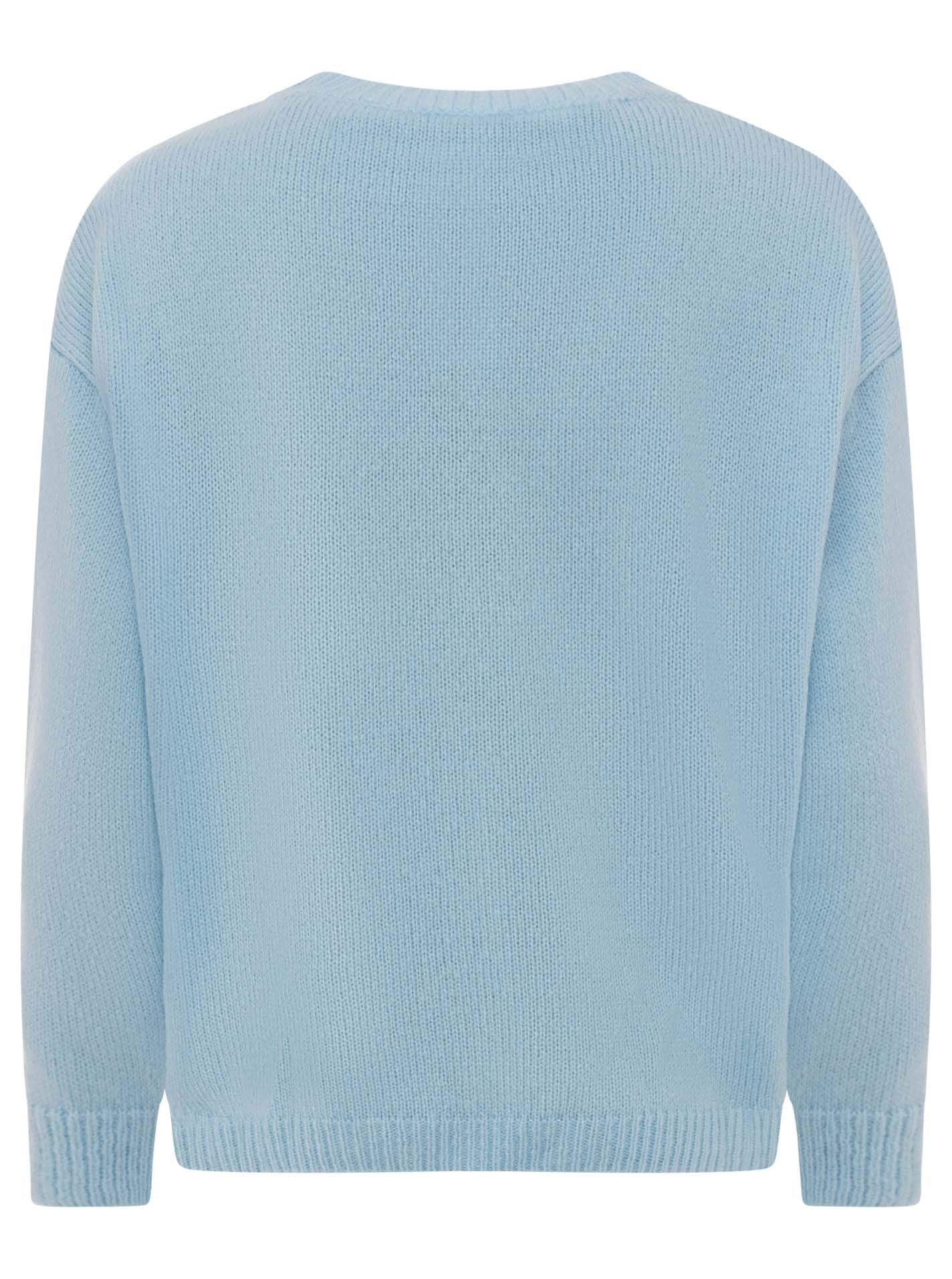 Zwillingsherz Strickpullover »"Lets Go Girls"« Rundhals, Statement Schriftzug, One Size, Strick