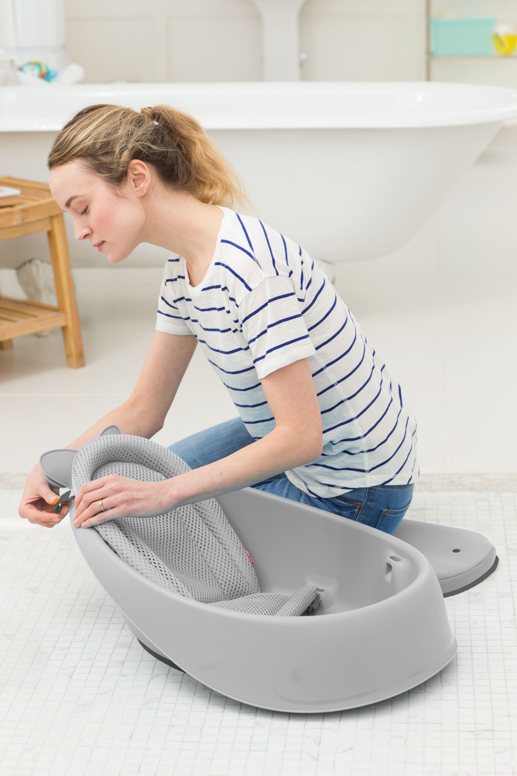 Skip Hop Babybadewanne »Moby, grau«