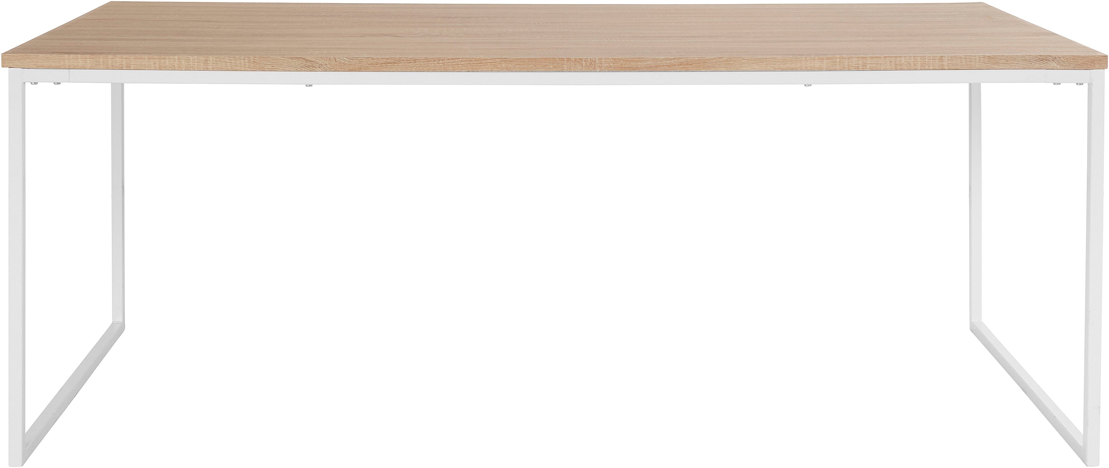 OTTO home Esstisch "Hulsig" 1 Stk. tlg. mit Tischplatte in einer Holzoptik und fühlbare Struktur, Höhe 76 cm