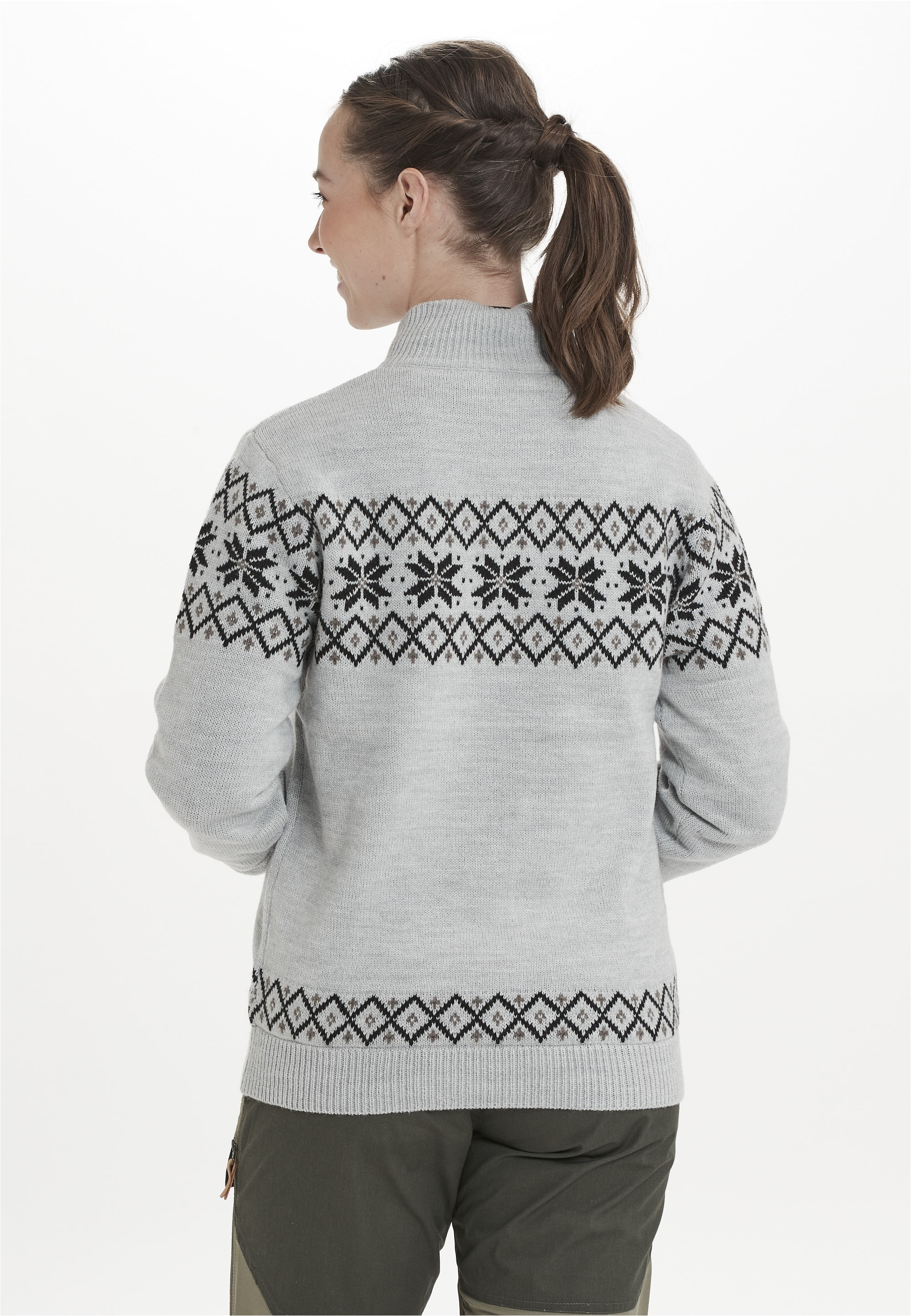 WHISTLER Strickpullover »Payton«, mit elegantem Norweger-Muster