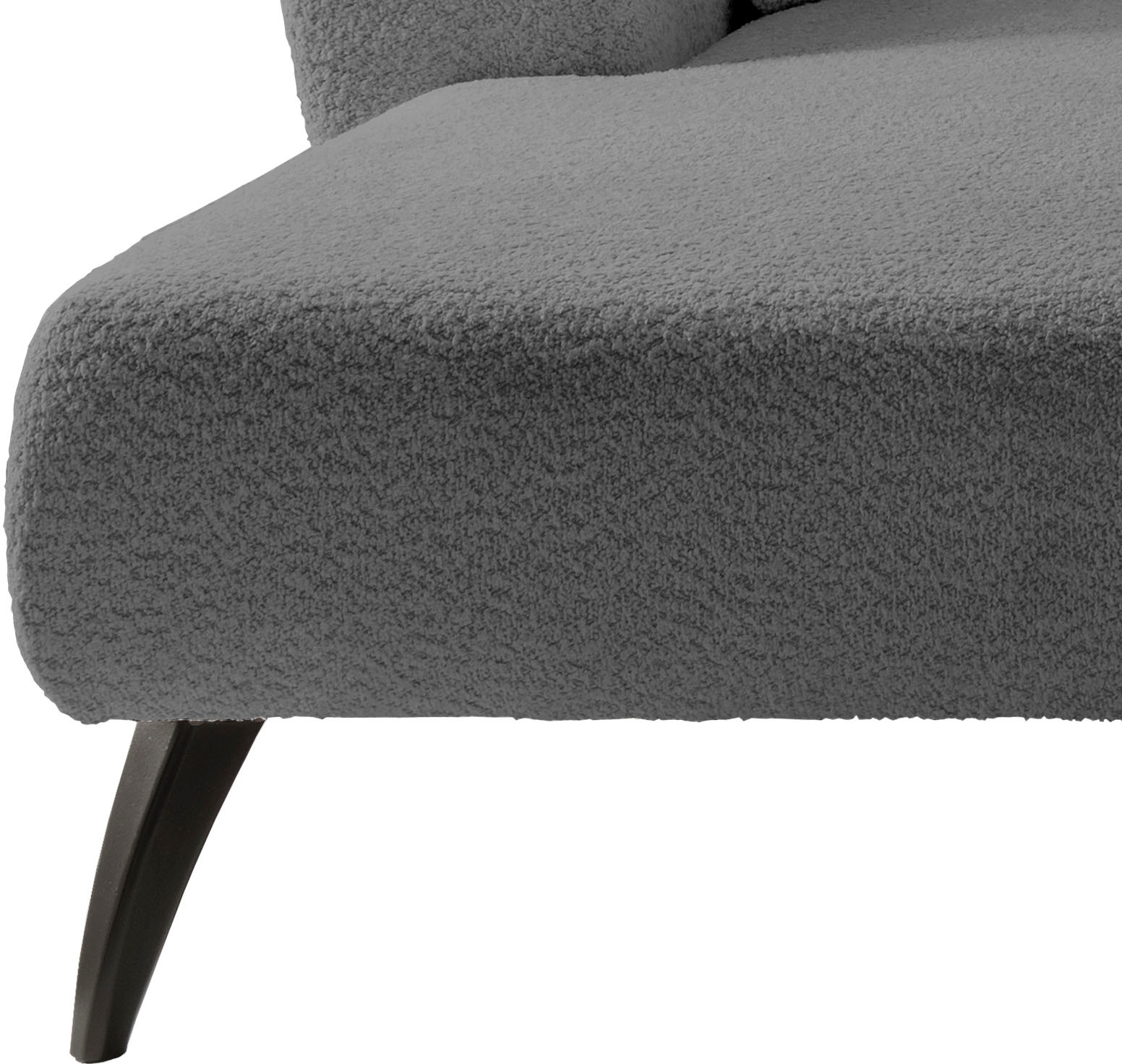 INOSIGN Ecksofa »Colori L-Form«, Holzfußfarbe wählbar, inkl. 4x Zierkissen