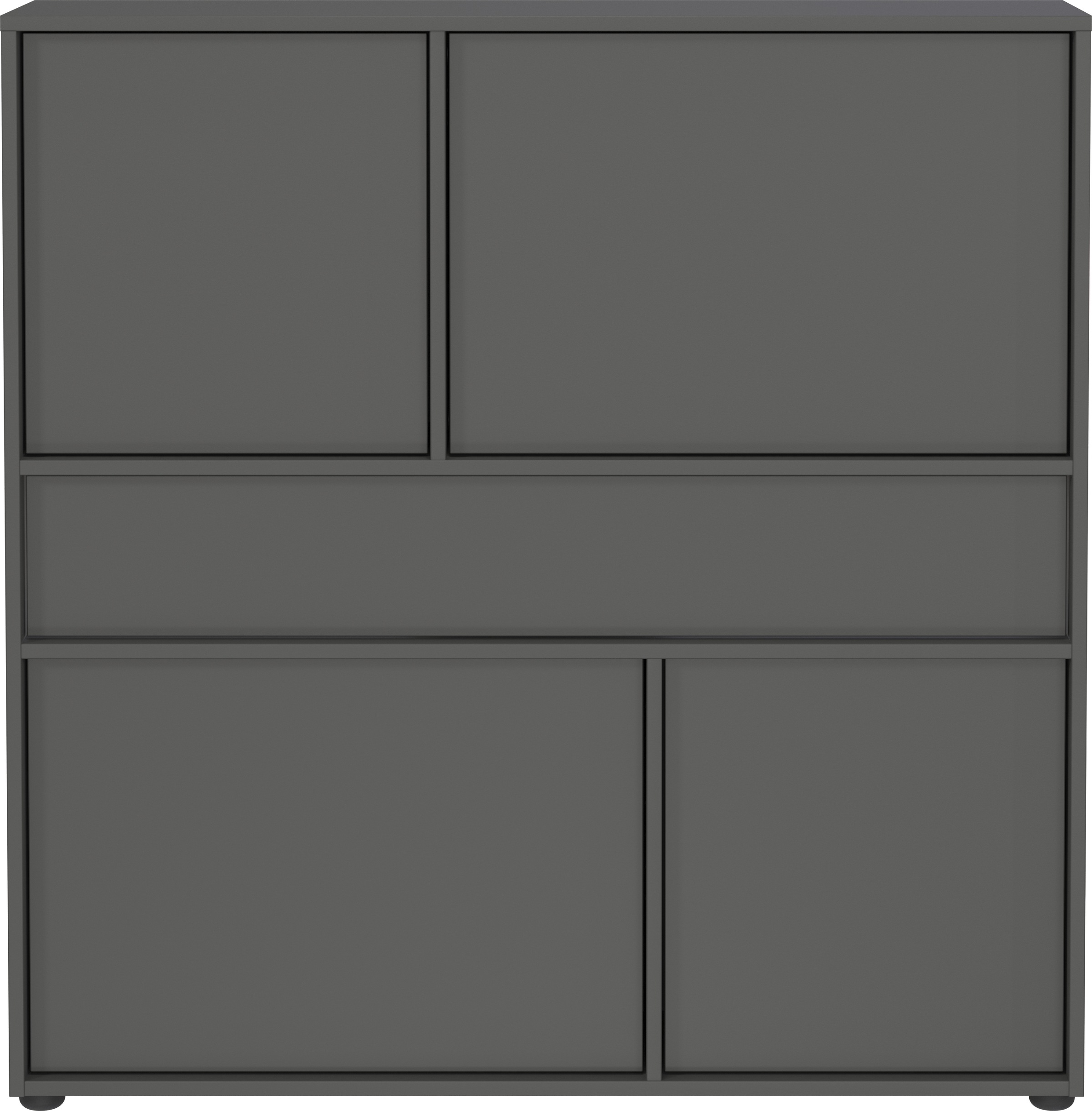 GERMANIA Garderoben-Set »GW-Ameca 2.0«, (2 St.), Garderoben-Set:Mehrzweckschrank und Spiegel