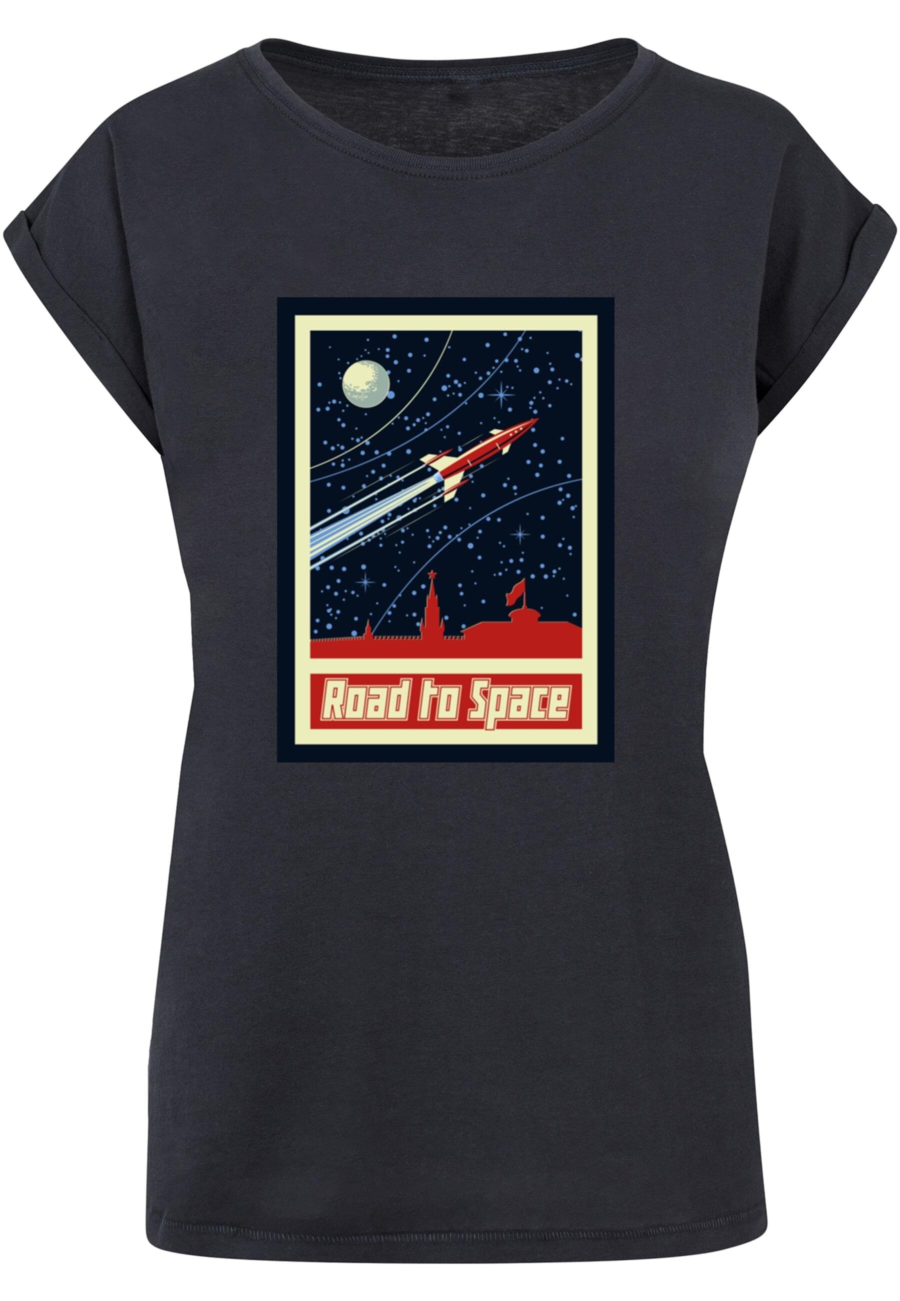 MisterTee T-Shirt "MisterTee Damen Ladies Road To Space Box Tee" günstig online kaufen