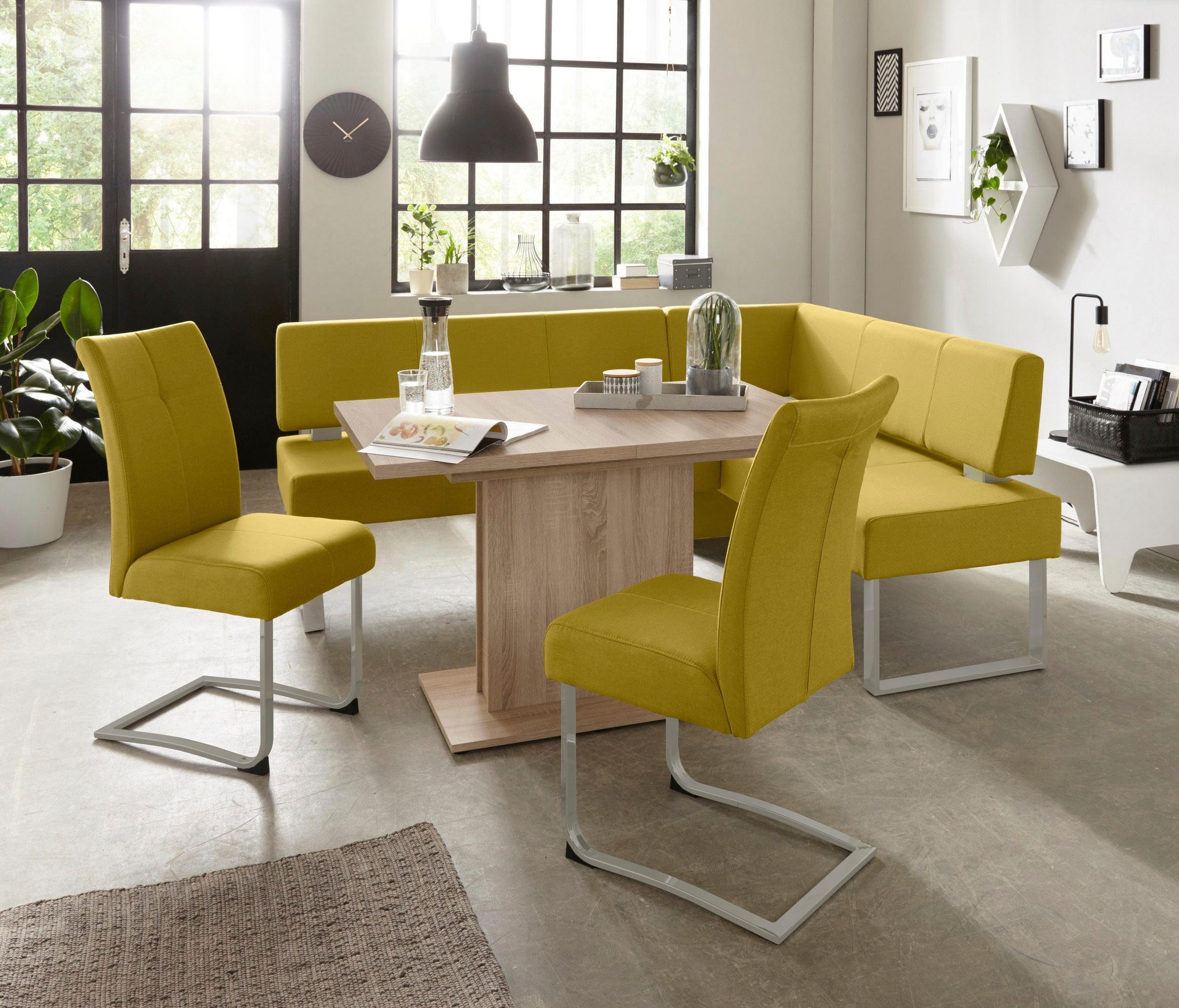 Home affaire Freischwinger "Rab", (Set), 2 St., Webstoff, Bezug in verschie günstig online kaufen