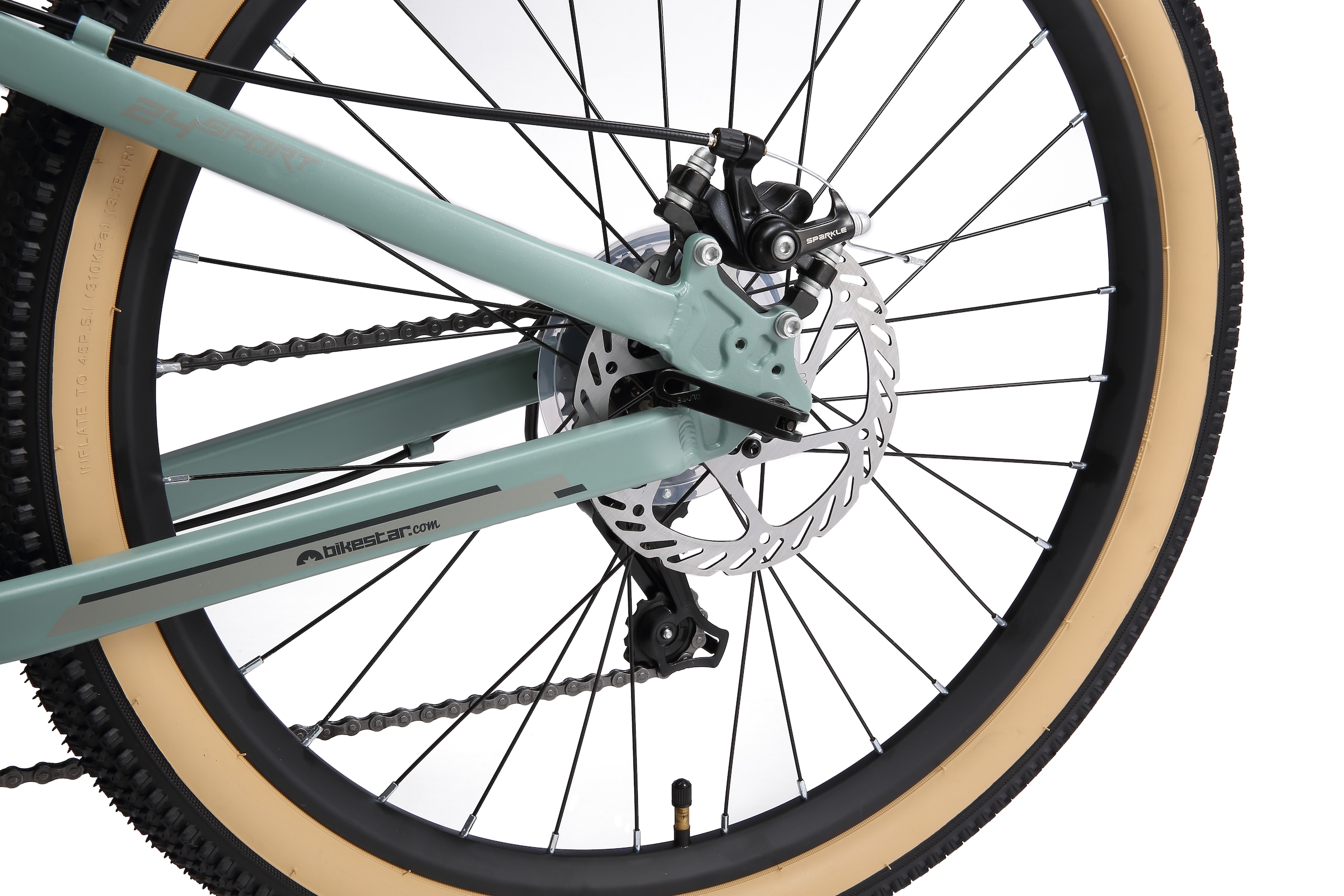 Bikestar Jugendfahrrad 21 Gang Shimano RD-TY21 Schaltwerk Kettenschaltung