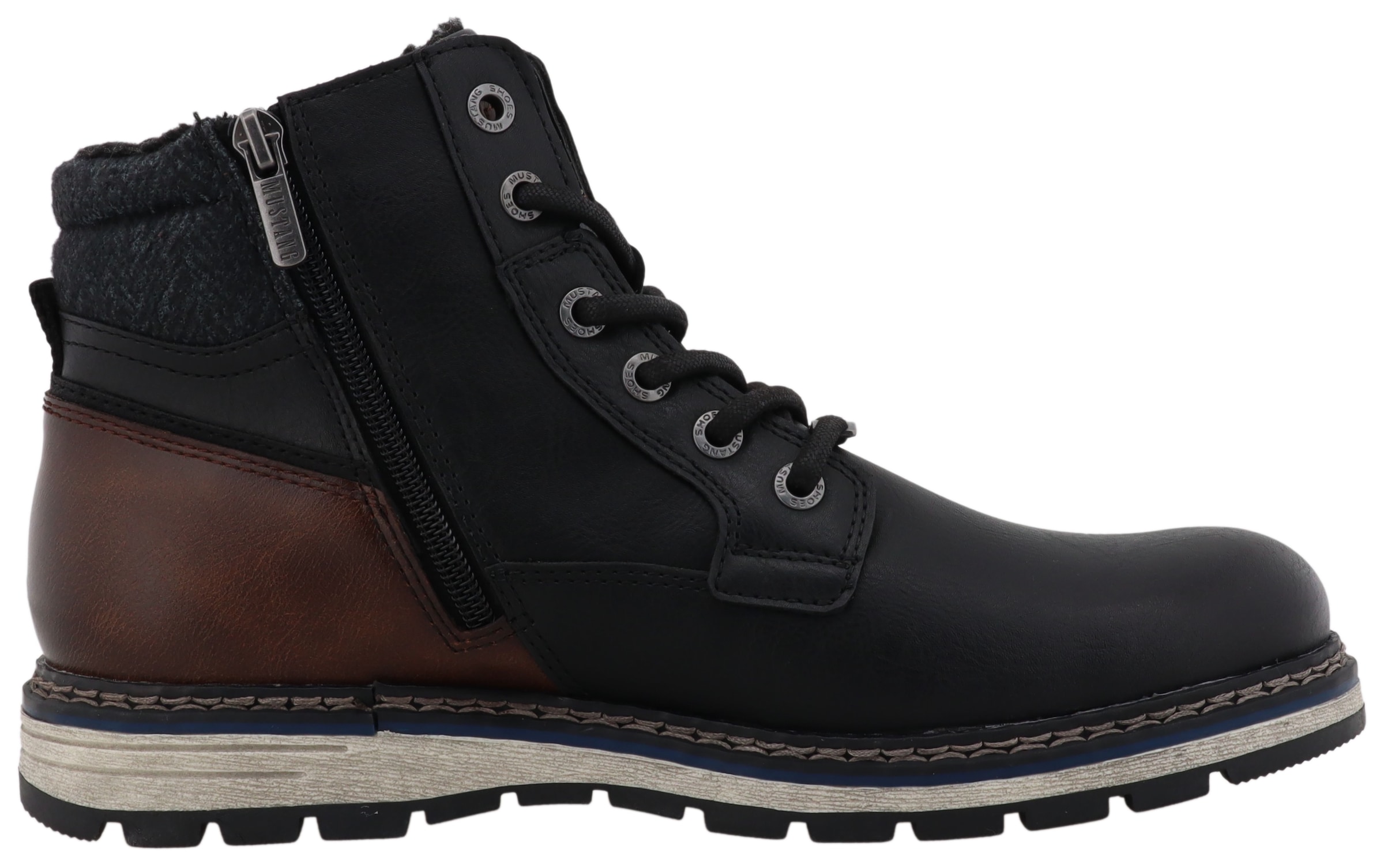 Mustang Shoes Winterboots »Mariko«, Workerboots, Schnürboots mit TEX-Ausstattung