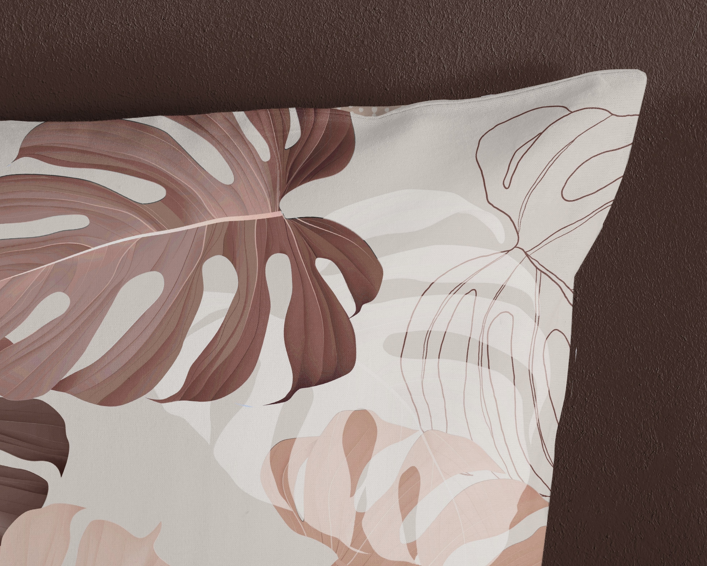 good morning Wendebettwäsche »Cianna« 2 100% Baumwolle, Renforcé, Reißverschluss, Wendeoptik, Blätter