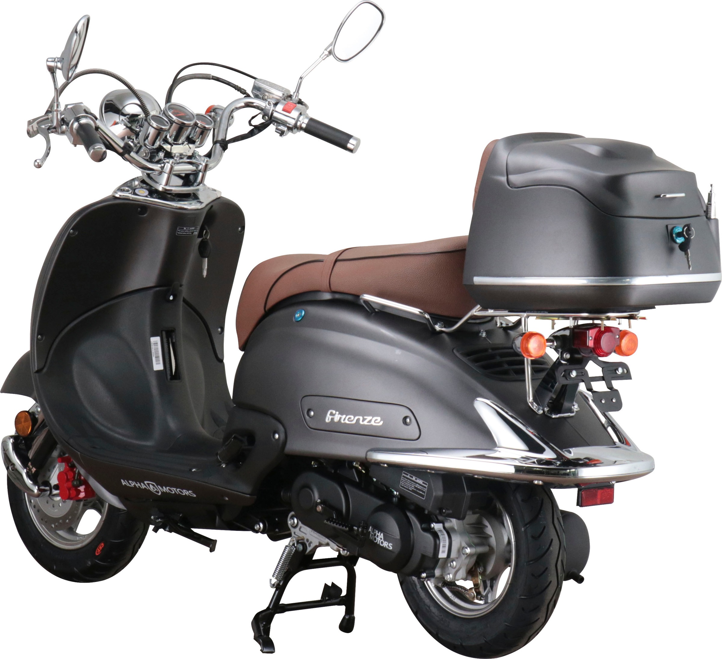 Alpha Motors Motorroller »Retro Firenze«, 50 cm³, 45 km/h, Euro 5, 2,99 PS, inkl. Topcase