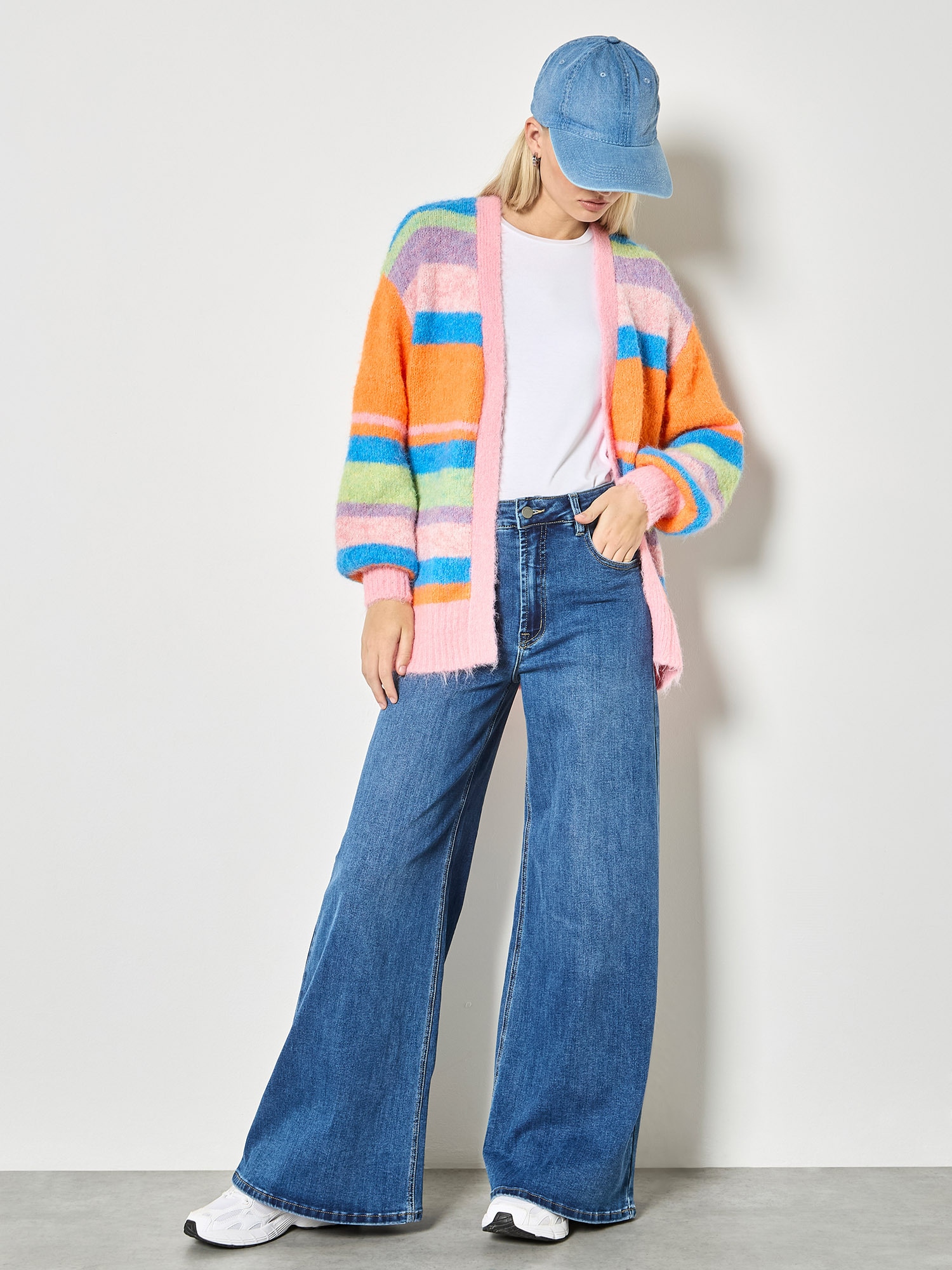 Apricot Strickjacke »Strickjacke« mit Streifen