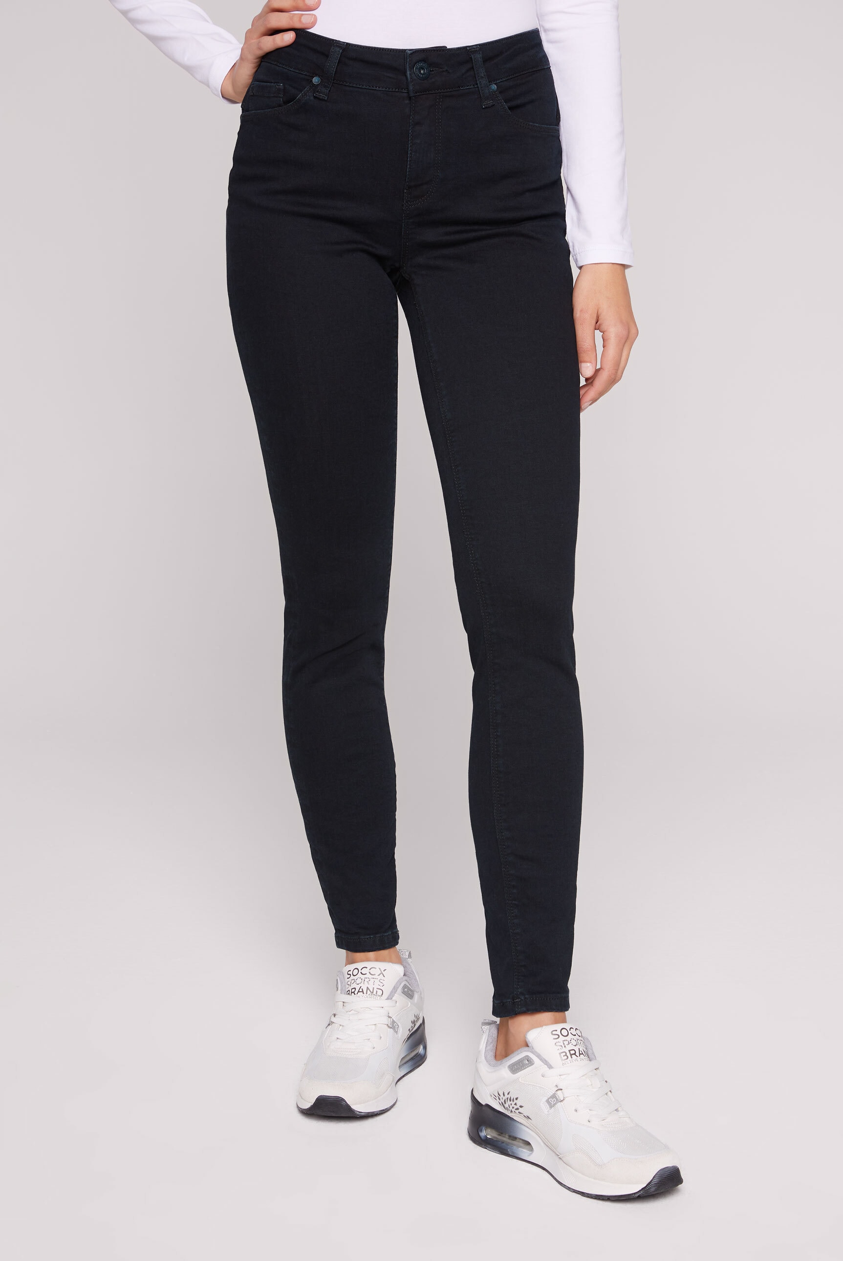 SOCCX Slim-fit-Jeans, mit Stretch-Anteil