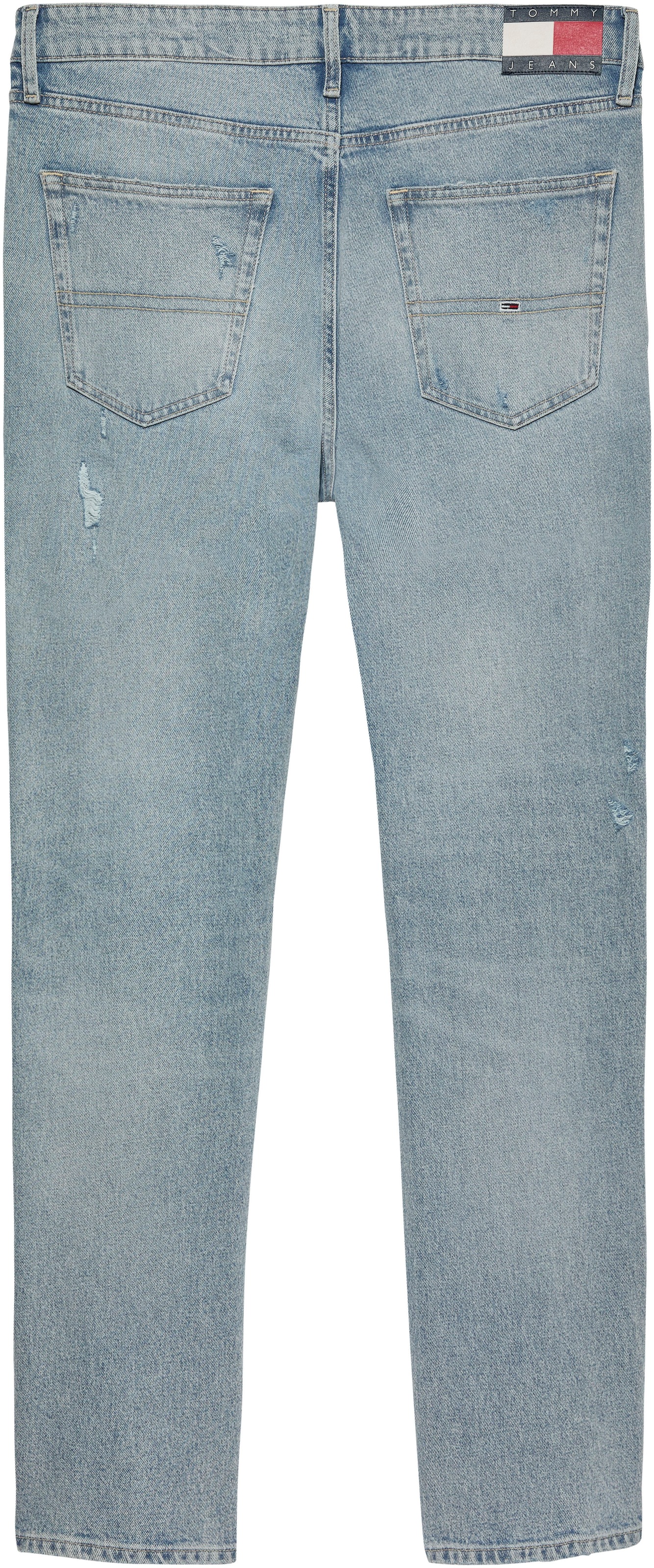 Tommy Jeans Straight-Jeans »Ryan Regular Straight«, mit Used-Effekten